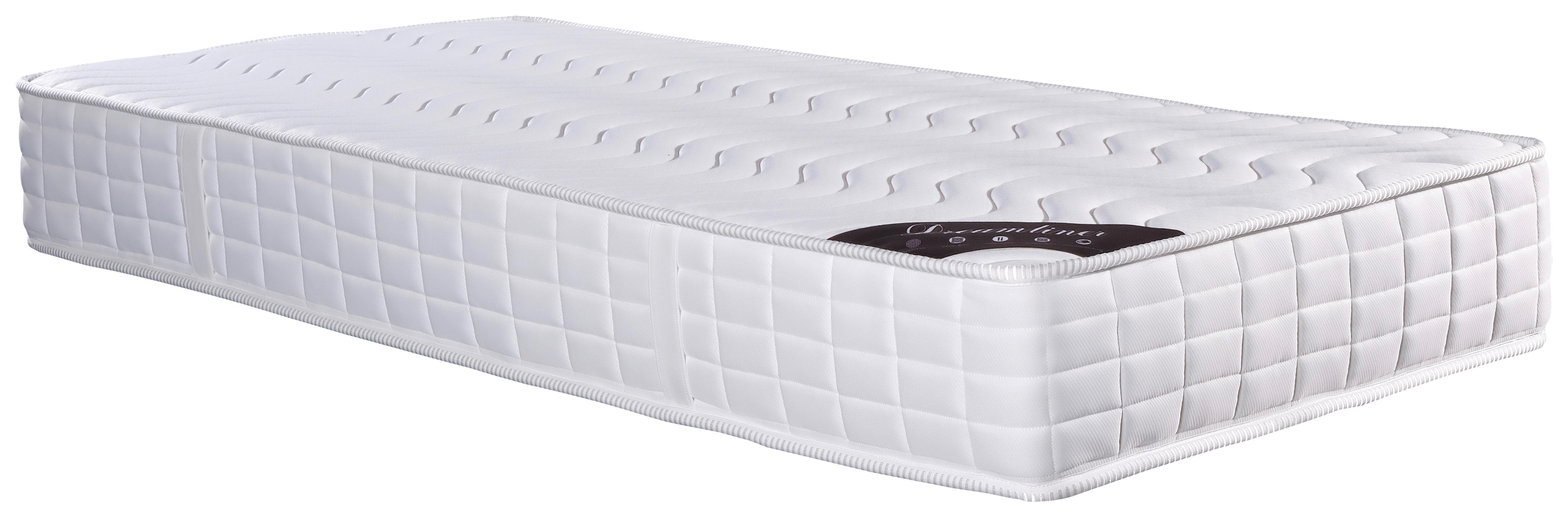 Taschenfederkernmatratze Dreamliner 120x200 Cm H3 24cm - Weiß, Basics, Textil (120/200cm) - MID.YOU