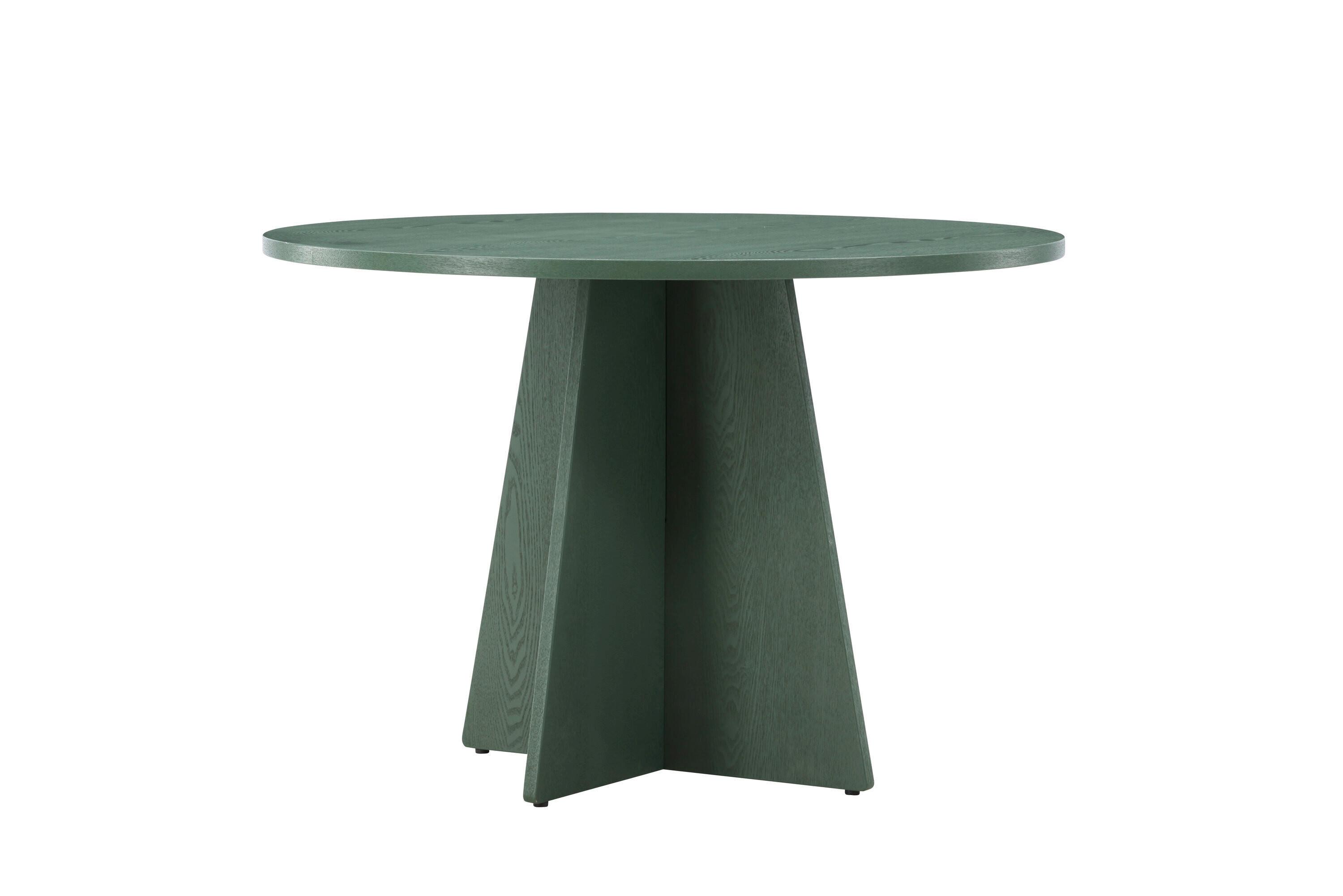 ESSTISCH Bootcut Olivgrün D: 110 cm - Olivgrün, MODERN, Holz (110/75cm) - Livetastic