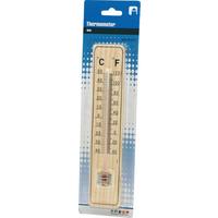 Thermometer aus Holz für Indoor und Outdoor - Birkefarben, KONVENTIONELL, Holz (4/20cm)