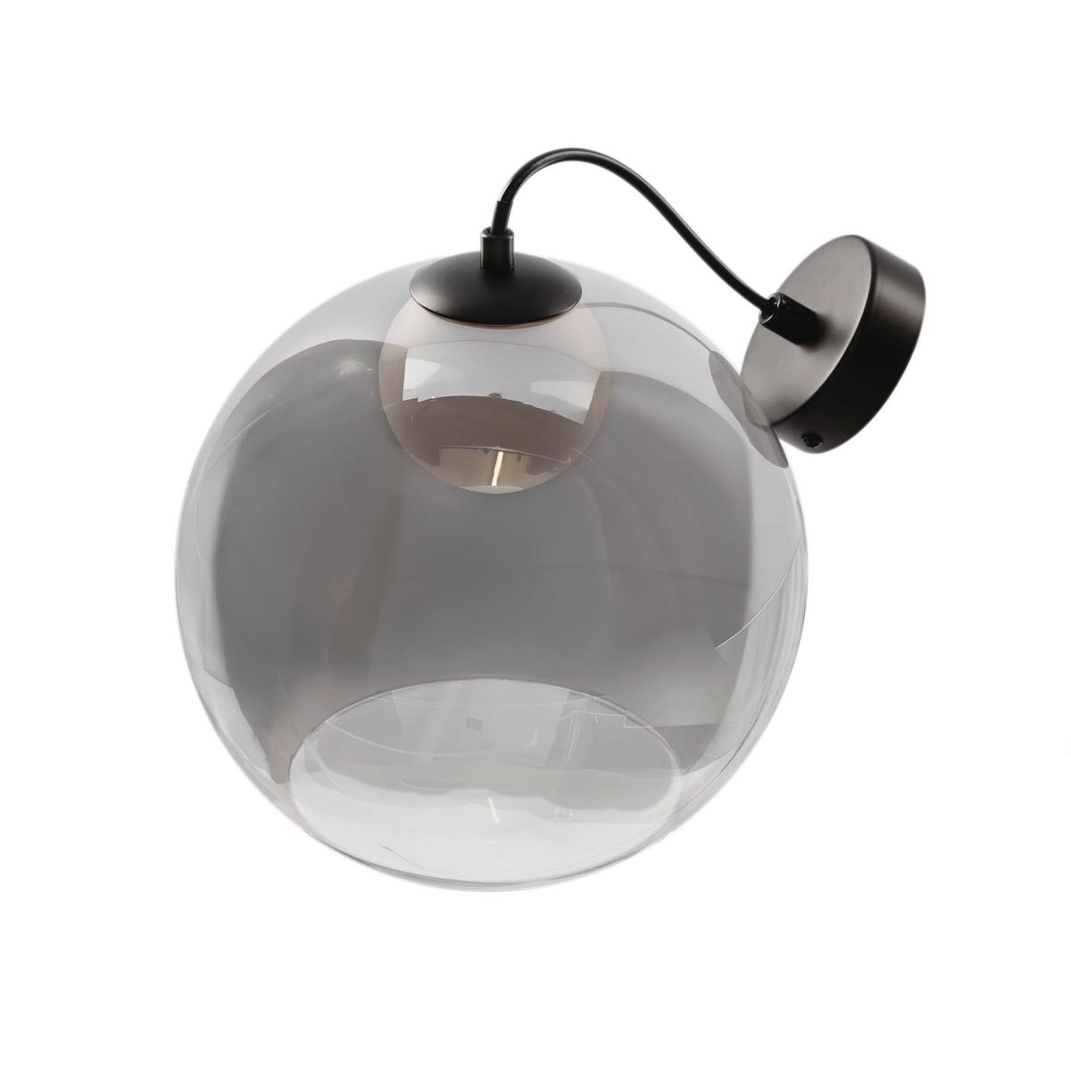 Pendelleuchte 31-38333 Brin - Schwarz/Weiß, Design, Glas/Metall (23/23/100cm)