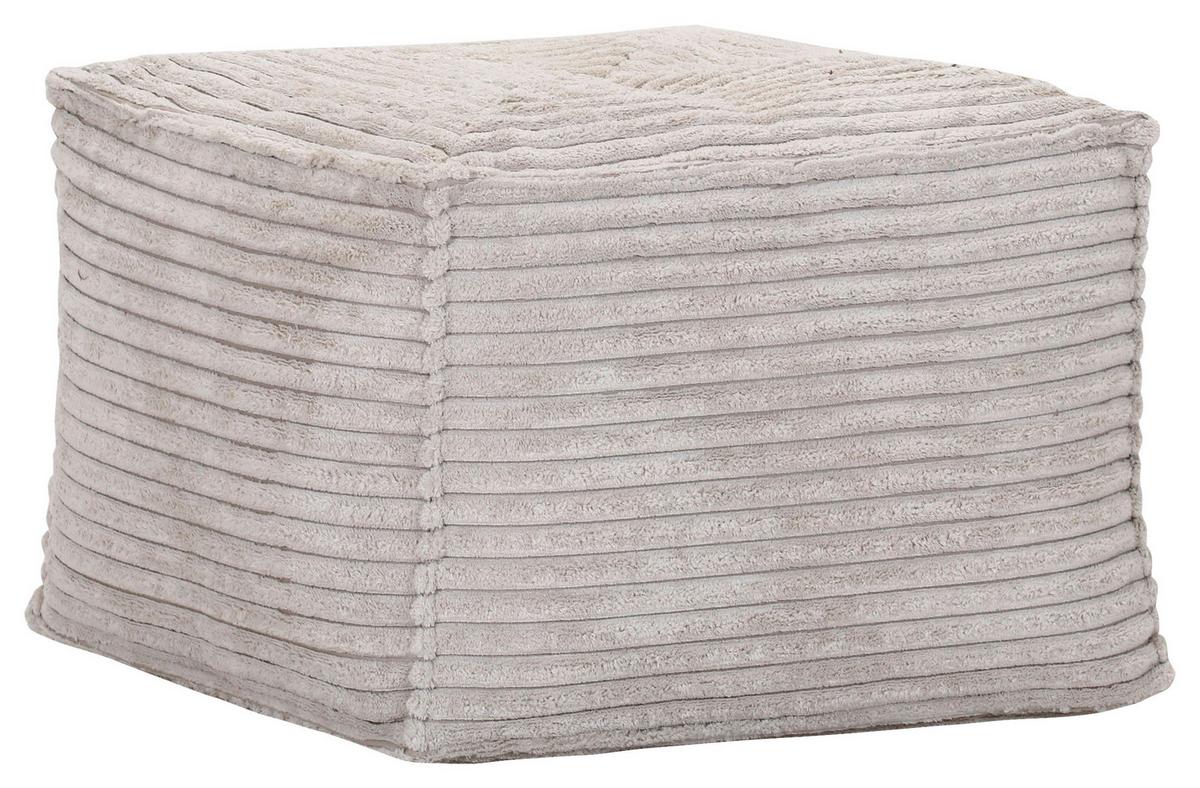 Hocker Gimba, Creme D: 65 Cm - Creme, KONVENTIONELL, Textil (65/45cm) - MID.YOU