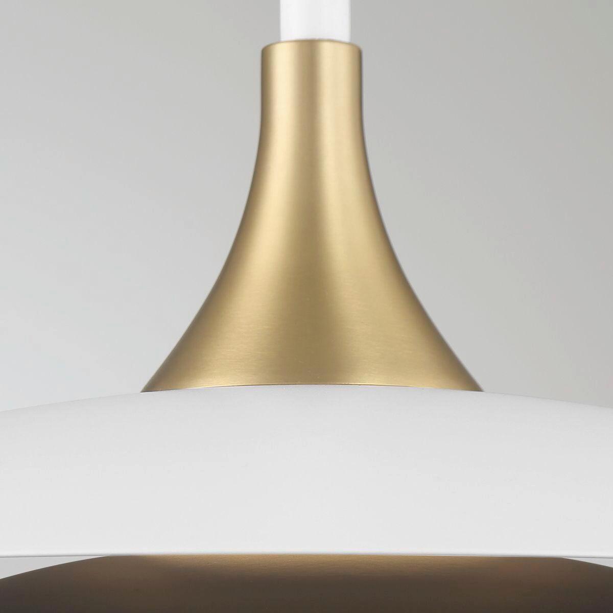 Led Függeszték Qn-Welsh-P-Wht - fehér, Konventionell, üveg/fém (46/75cm) - Elstead Lighting