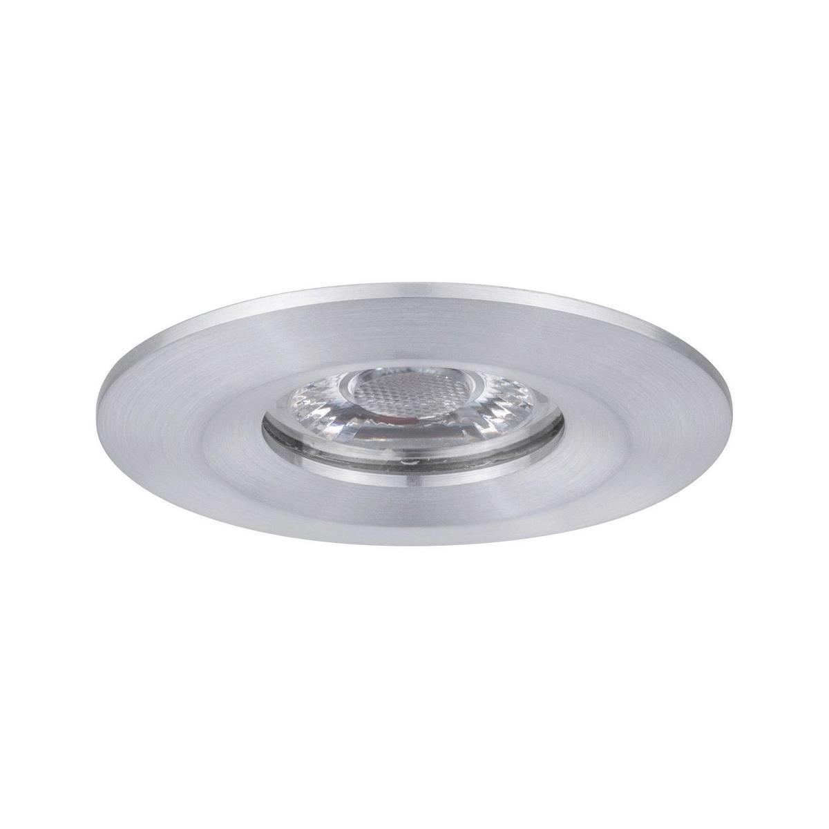 LED-Deckenleuchte Ø 6,5 cm Alufarben Rund - Alufarben, Basics, Metall (6,5cm) - Paulmann