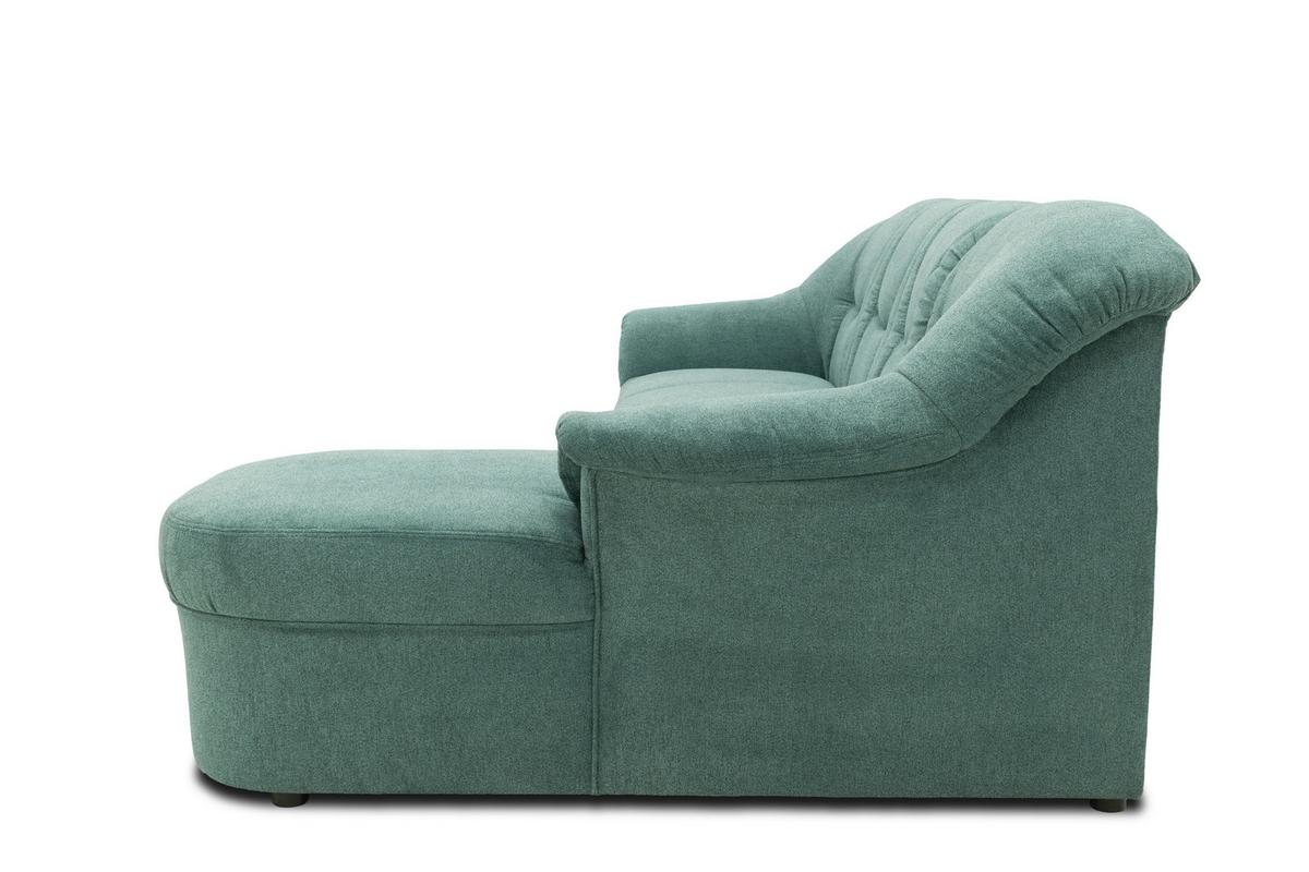 Ecksofa Sarafina Petrol - Petrol/Schwarz, KONVENTIONELL, Textil (232/146cm) - MID.YOU