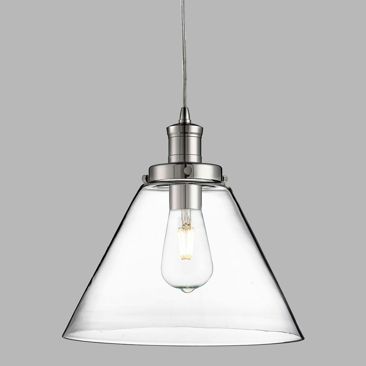 Hängeleuchte 3228cc Pyramid  Pendant - Klar, Basics, Glas/Metall (29/28/29cm)