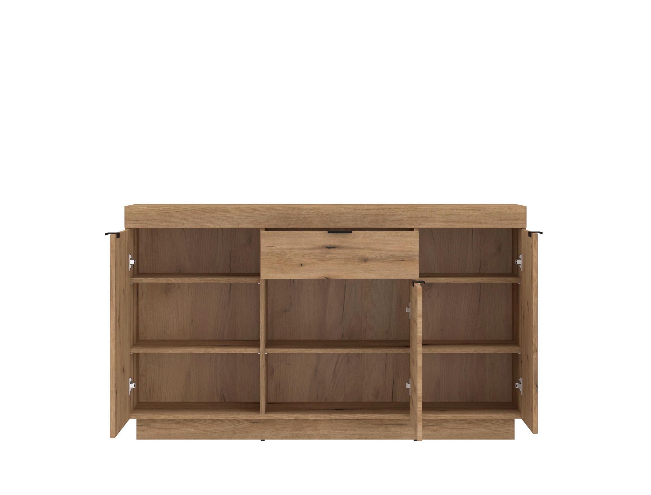 Sideboard Delamar Eichefarben Dekor B: 146 cm - Eichefarben, Trend, Holzwerkstoff (146/85,8/39,6cm)