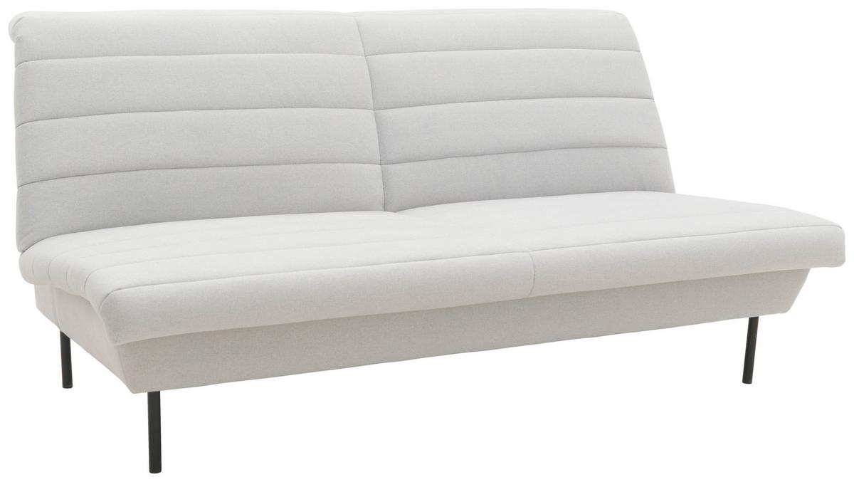 2-Sitzer-Sofa Looks Ix - Silberfarben/Schwarz, Design, Textil (185/92/103cm) - LOOKS by W.Joop