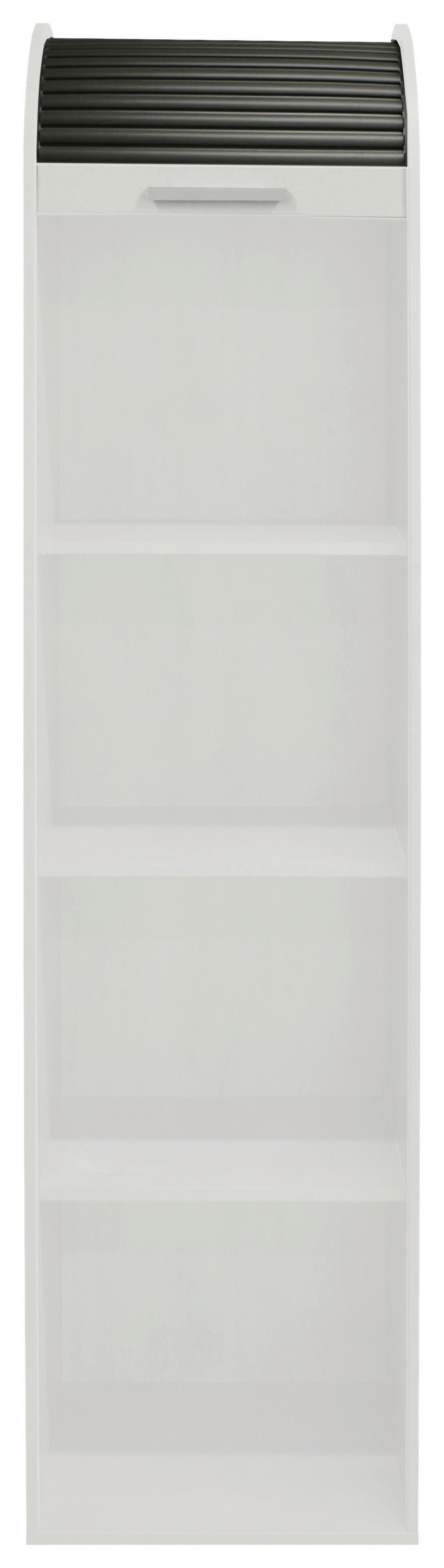 AKTENSCHRANK Graphitfarben/Weiß B: 46 cm - Graphitfarben/Weiß, MODERN, Holzwerkstoff/Kunststoff (46/192/44cm) - Livetastic