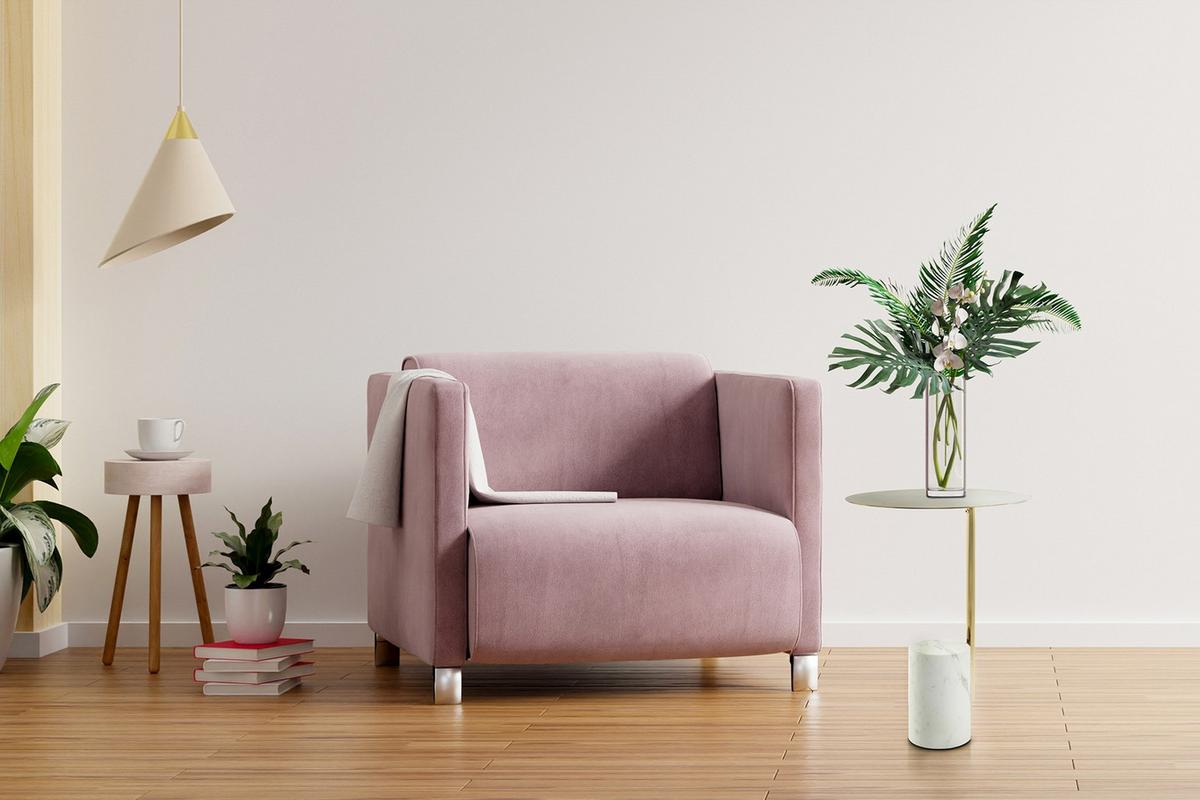 PRÍRUČNÝ STOLÍK OSCAR 400 WEIß - biela/zlatá, Design, kov/kameň (40 cm/54 cm/40 cmcm) - Kayoom