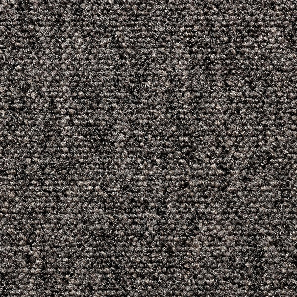 Teppichfliese Graubraun Sparkle 50x50cm Florhöhe 3,5mm - Graubraun, Basics, Textil (50/50cm)