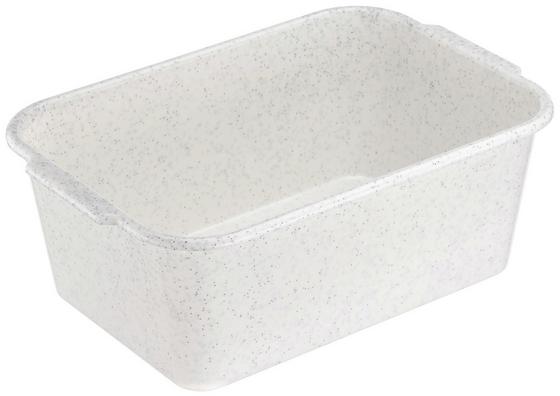 Aufbewahrungsbox aus Kunststoff in Weiß 4L