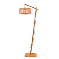 Stehleuchte Bromo/F/Ad/N/4018/N - Naturfarben, Trend, Holz (176/40/68cm) - Good & Mojo