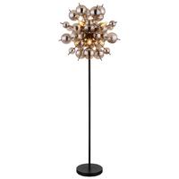 STOJACÍ LAMPA SHAE - černá, Moderní, kov/sklo (55/120cm)