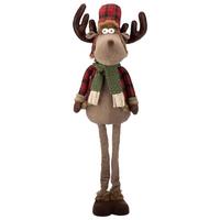 Dekorentier Niels - Rot/Braun, KONVENTIONELL, Textil (40/30/165cm) - Luca Bessoni