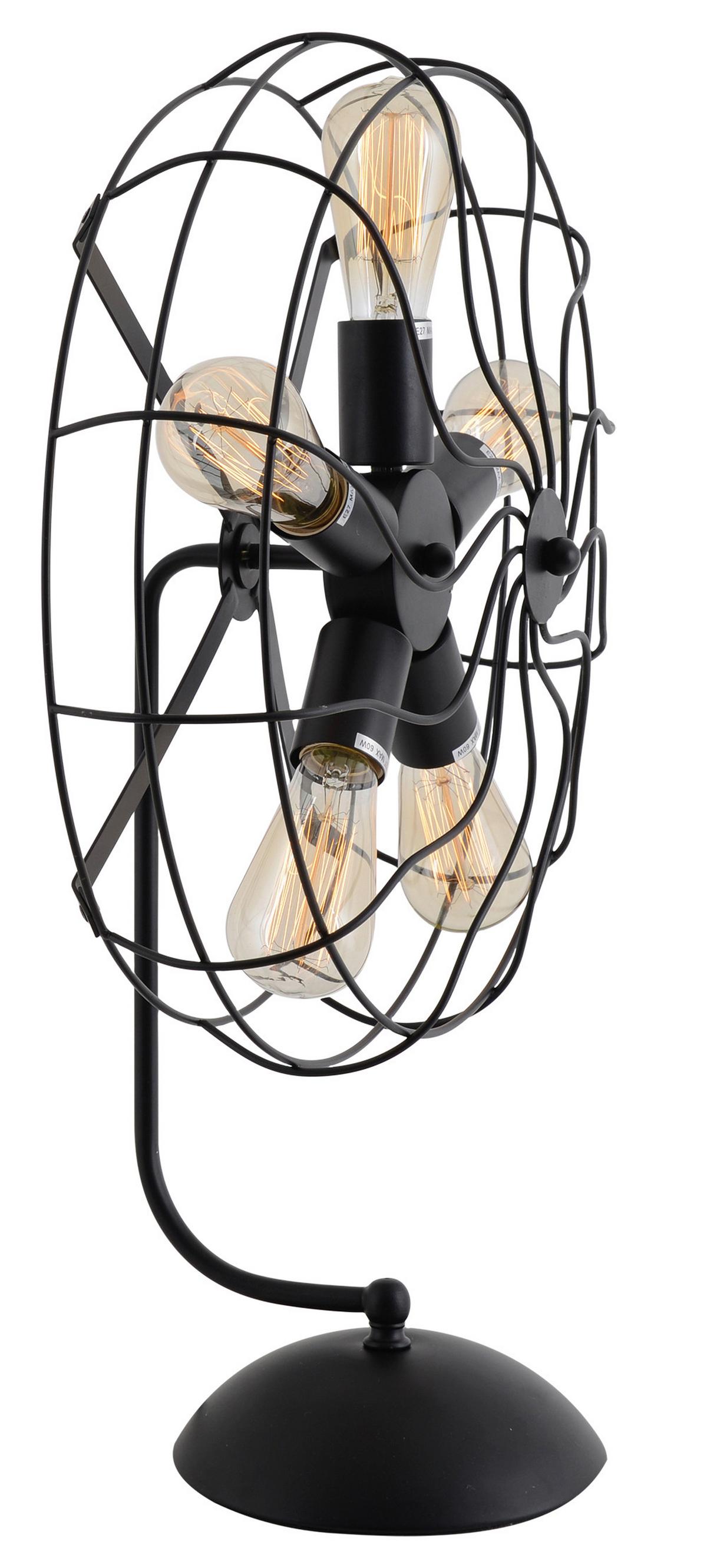 Tischlampe Alex Schwarz Alex - Schwarz, Trend, Metall (47,5/14,5/64cm) - Näve