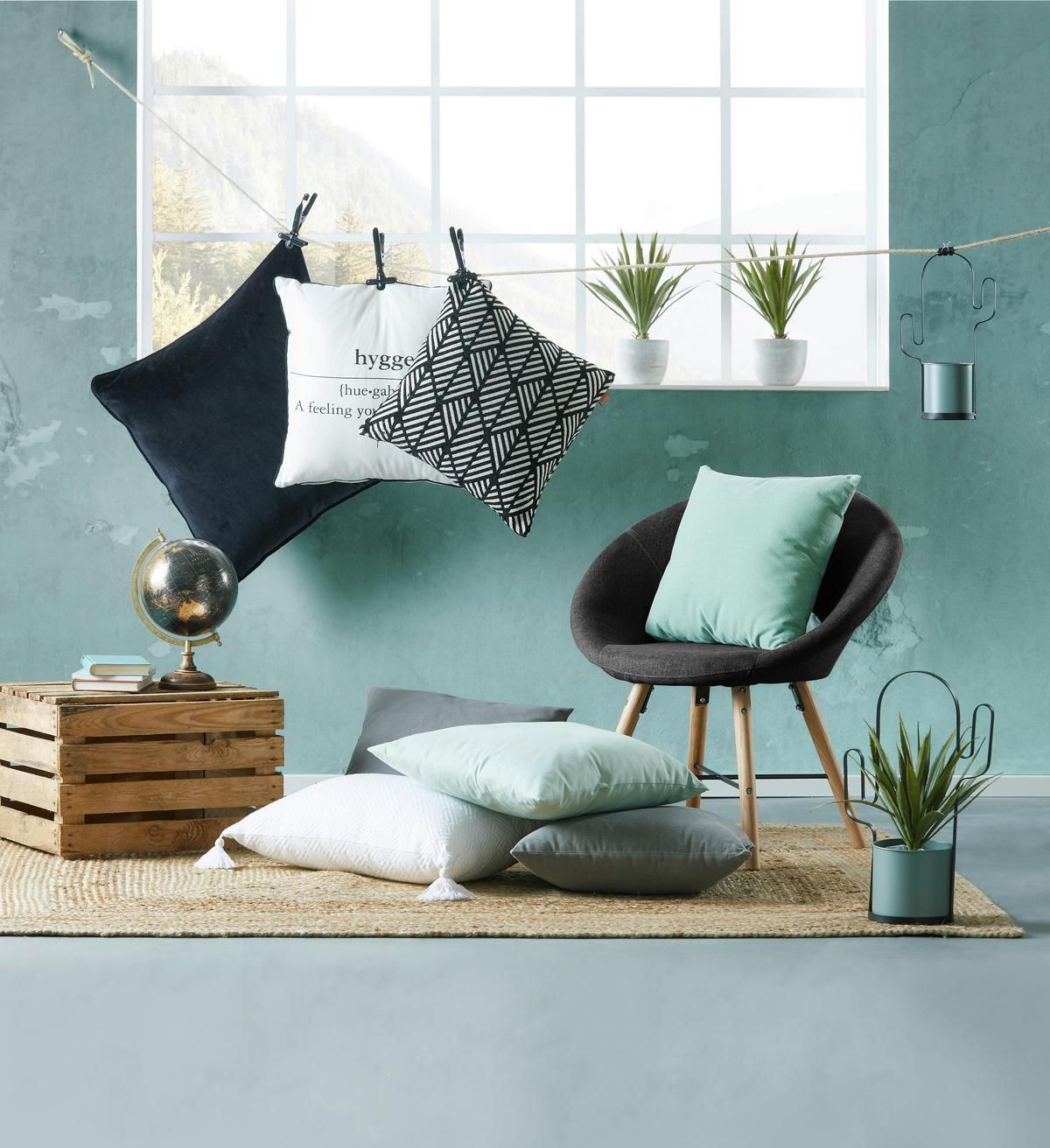 DEKORAČNÝ VANKÚŠ FRIEDA, 40/60 cm, biela - biela, Modern (40/60cm) - Modern Living