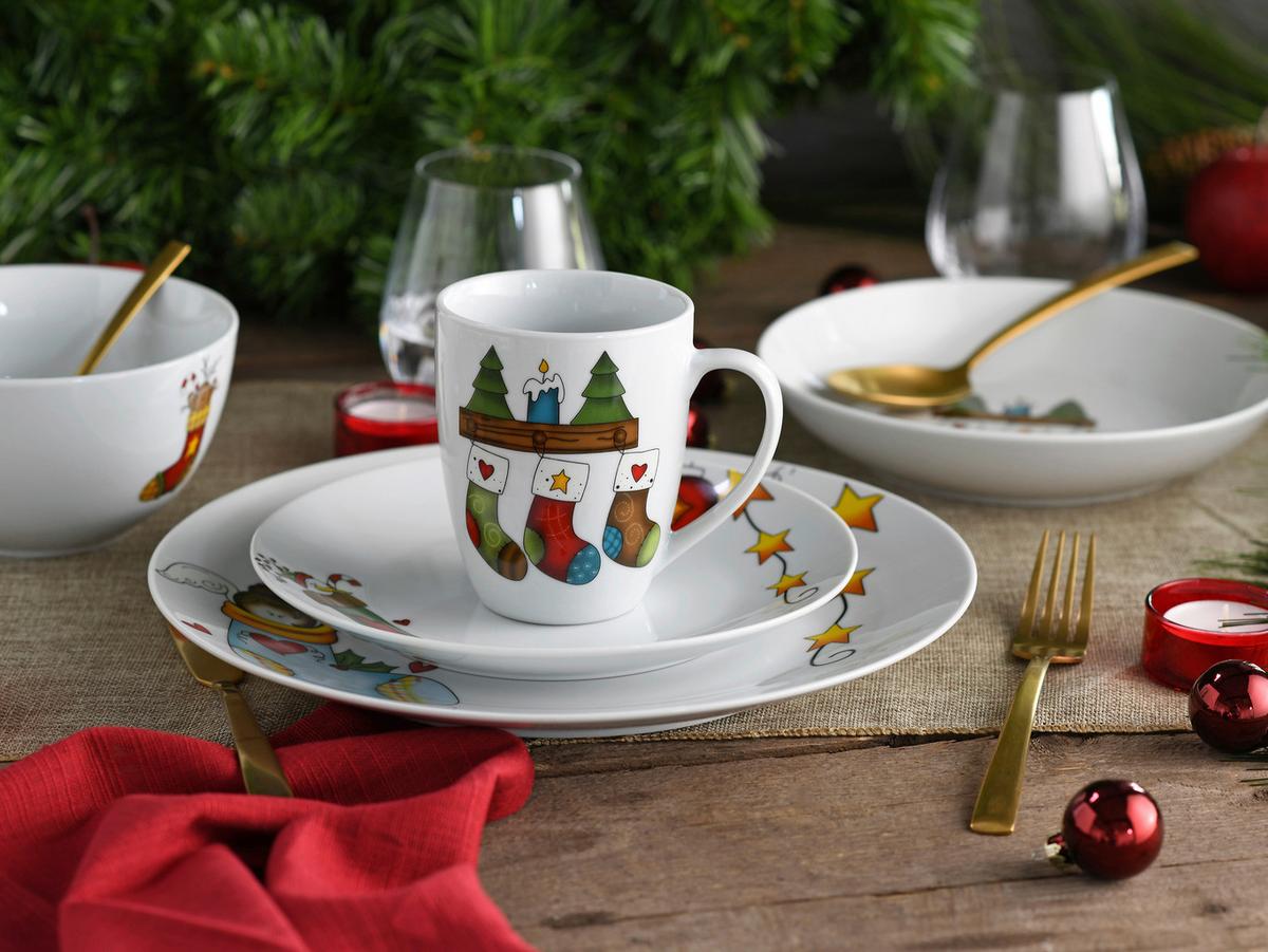 Kombiservice Luna 30-teilig - Basics, Keramik (33,5/31/31,5cm) - Creatable
