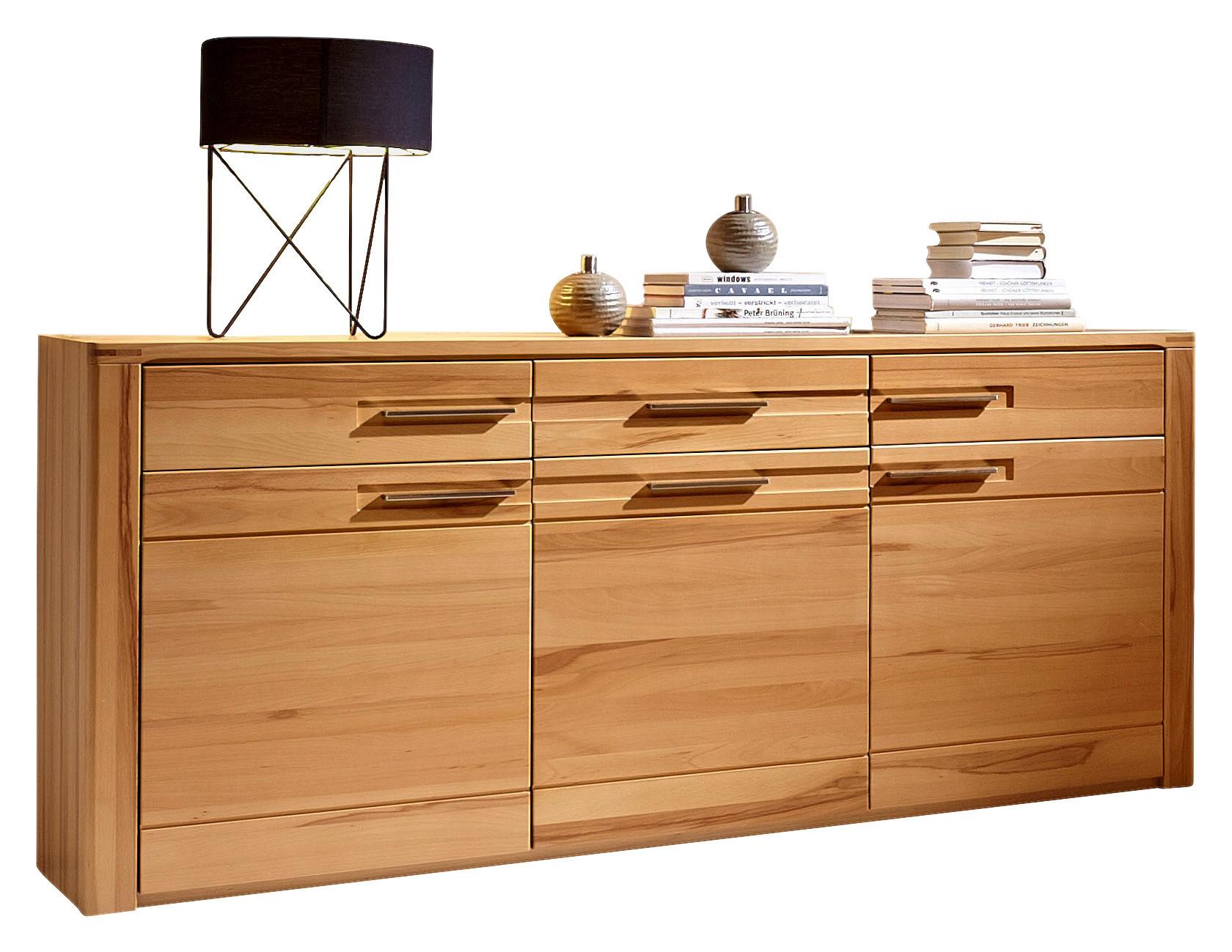 Sideboard teilmassiv 188cm Nature Plus, Buche