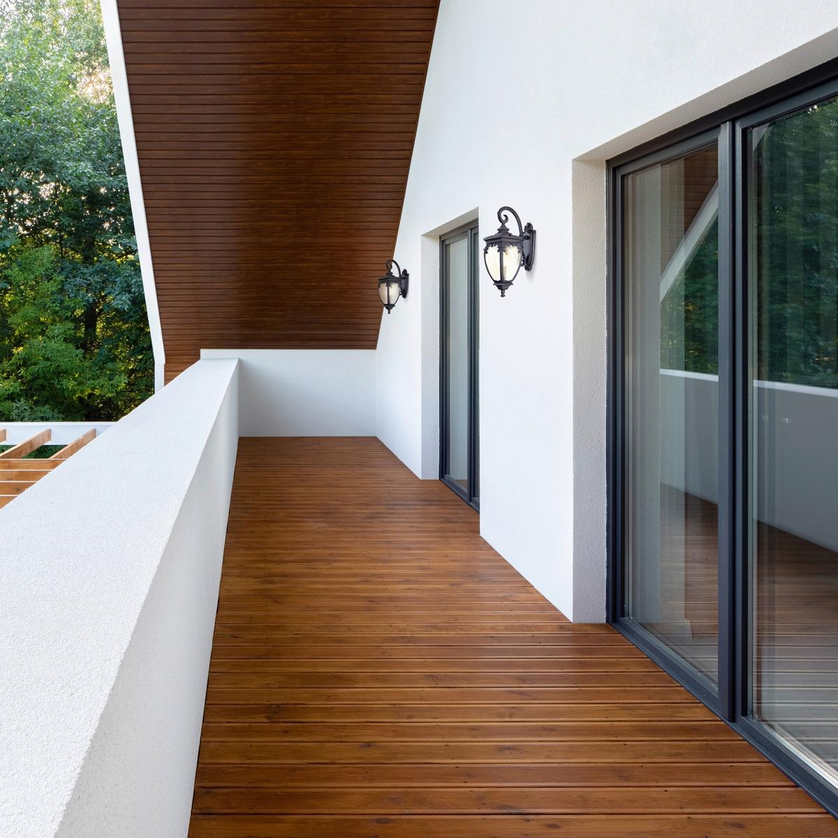 Wandleuchte Fleur - Bronzefarben, Basics, Glas/Metall (48/48/15cm) - MAYTONI