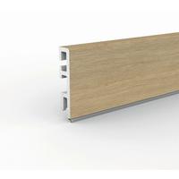 Sockelleiste Doellken Cubica60 Bucura - Hellbraun, Basics, Kunststoff (250/1.3/6cm)