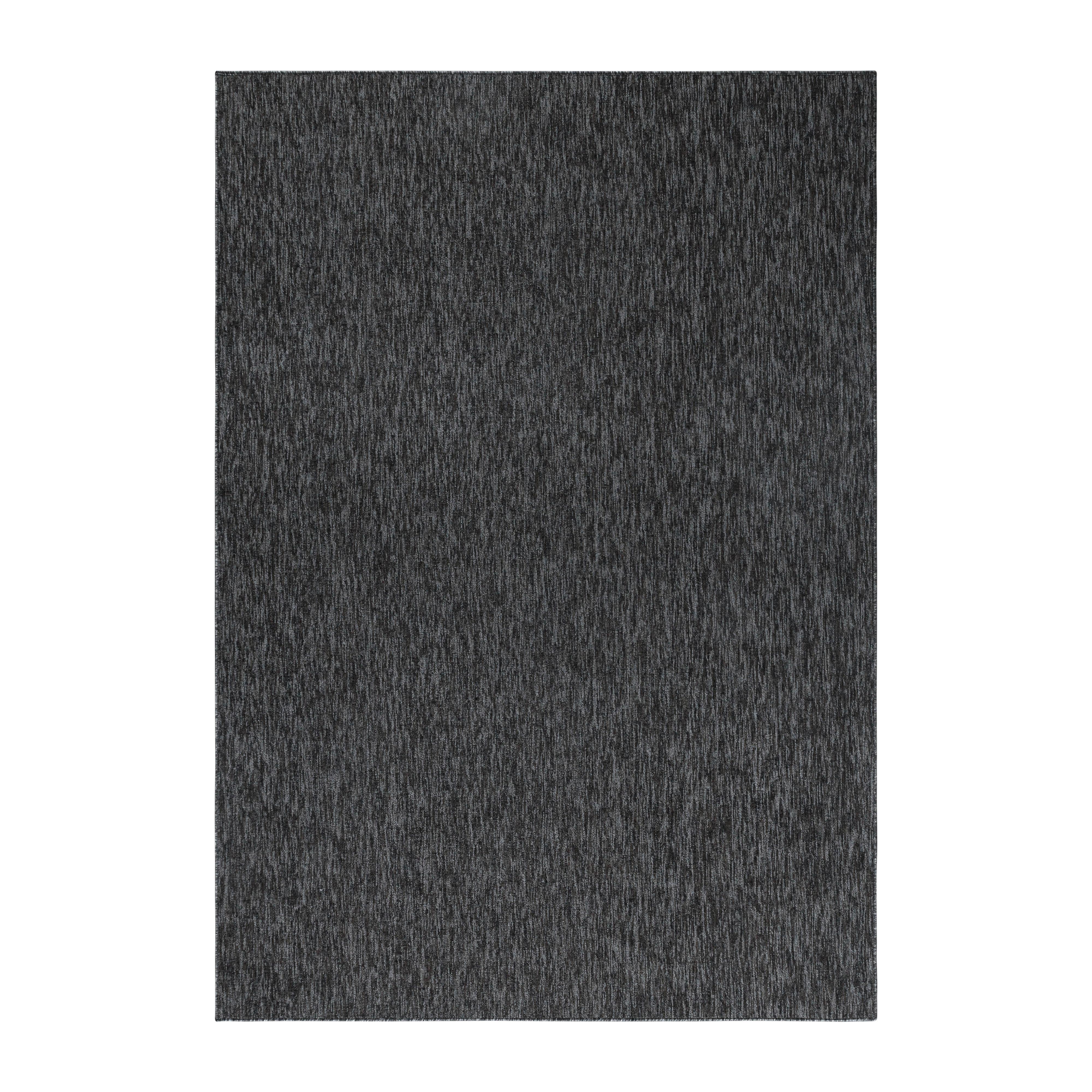 Webteppich Anthrazit Naturfaser Nizza 240x340 cm - Anthrazit, KONVENTIONELL, Textil (240/340cm)