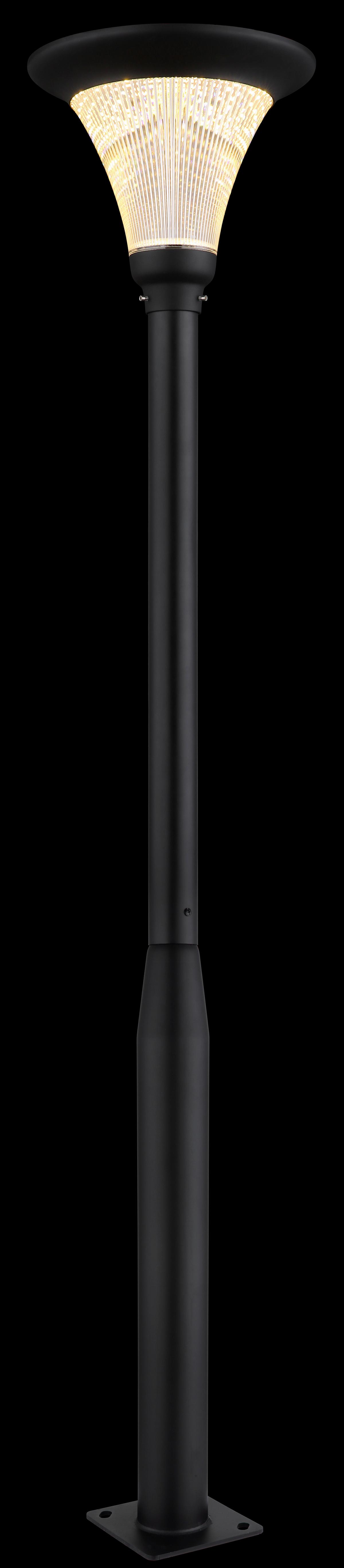 Solarleuchte 3000-6500k - Klar/Schwarz, Design, Glas/Kunststoff (42,5/336cm) - Globo