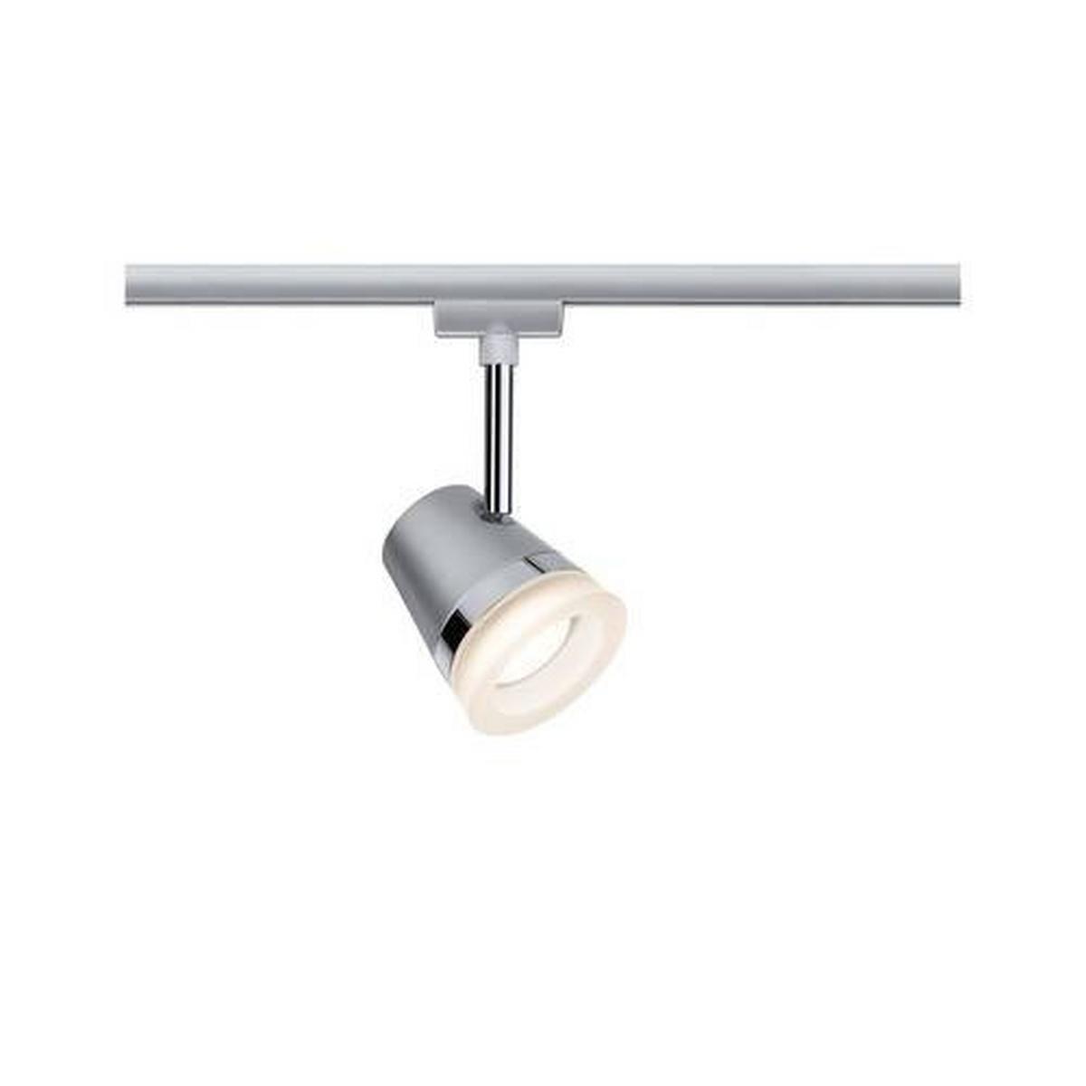 Schienensystem Urail Strahler 95526 In Chromfarben, dimmbar - Chromfarben, Basics, Metall (8,5/18,5cm) - Paulmann