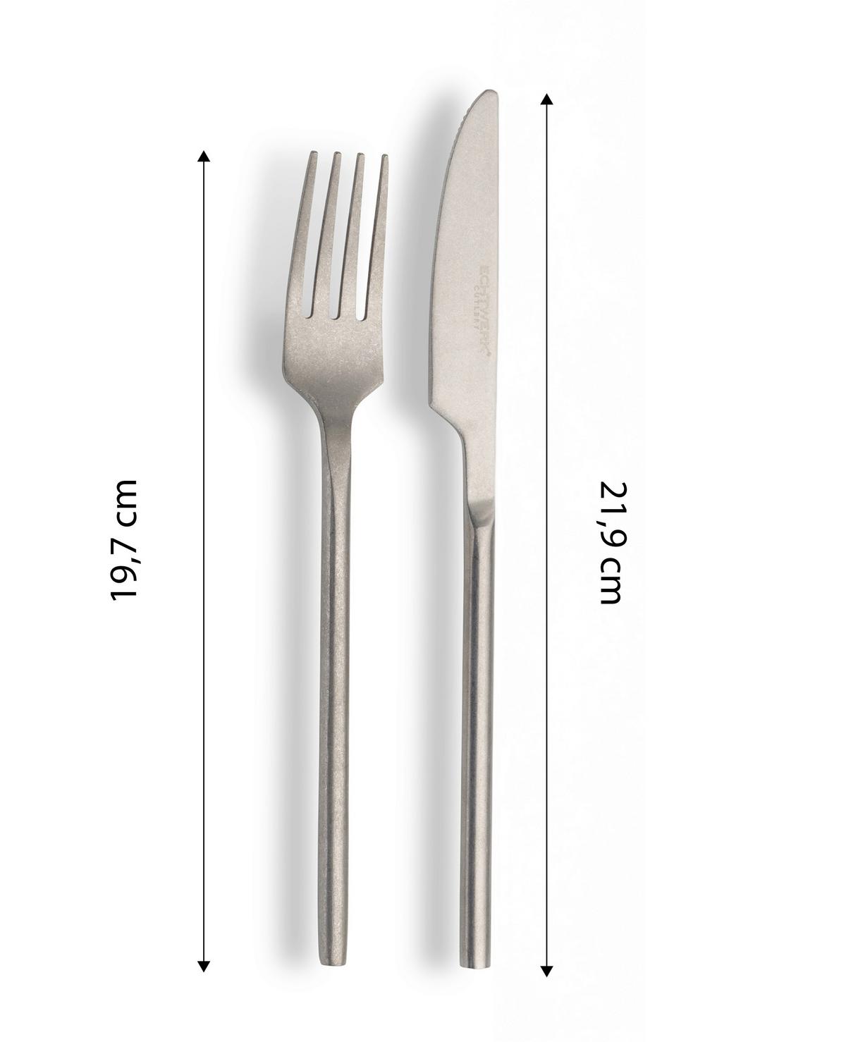 SADA PRÍBOROV LG-BS-1655, TAFELBESTECK MALOU - strieborná, Basics, kov - Echtwerk