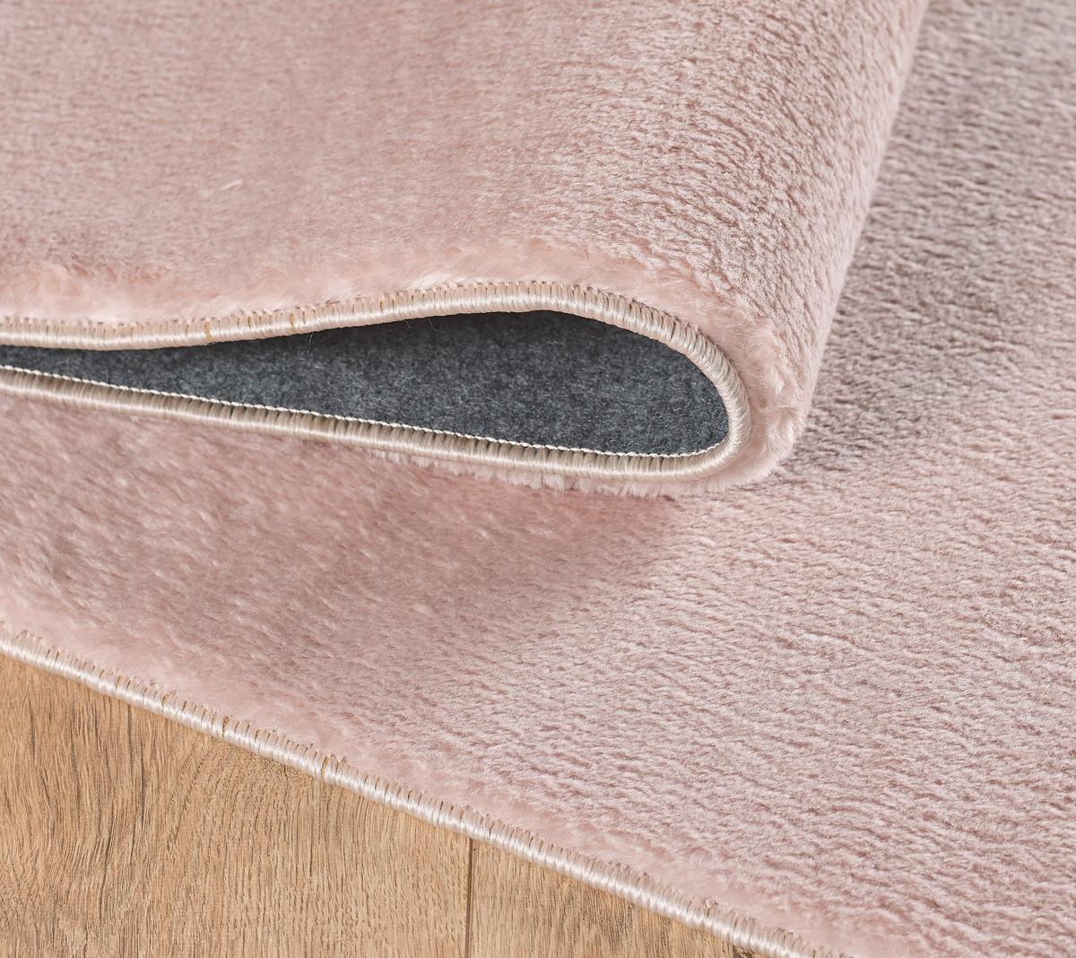 Hochflorteppich Catwalk - Beige, Basics, Textil (120/120cm) - Novel