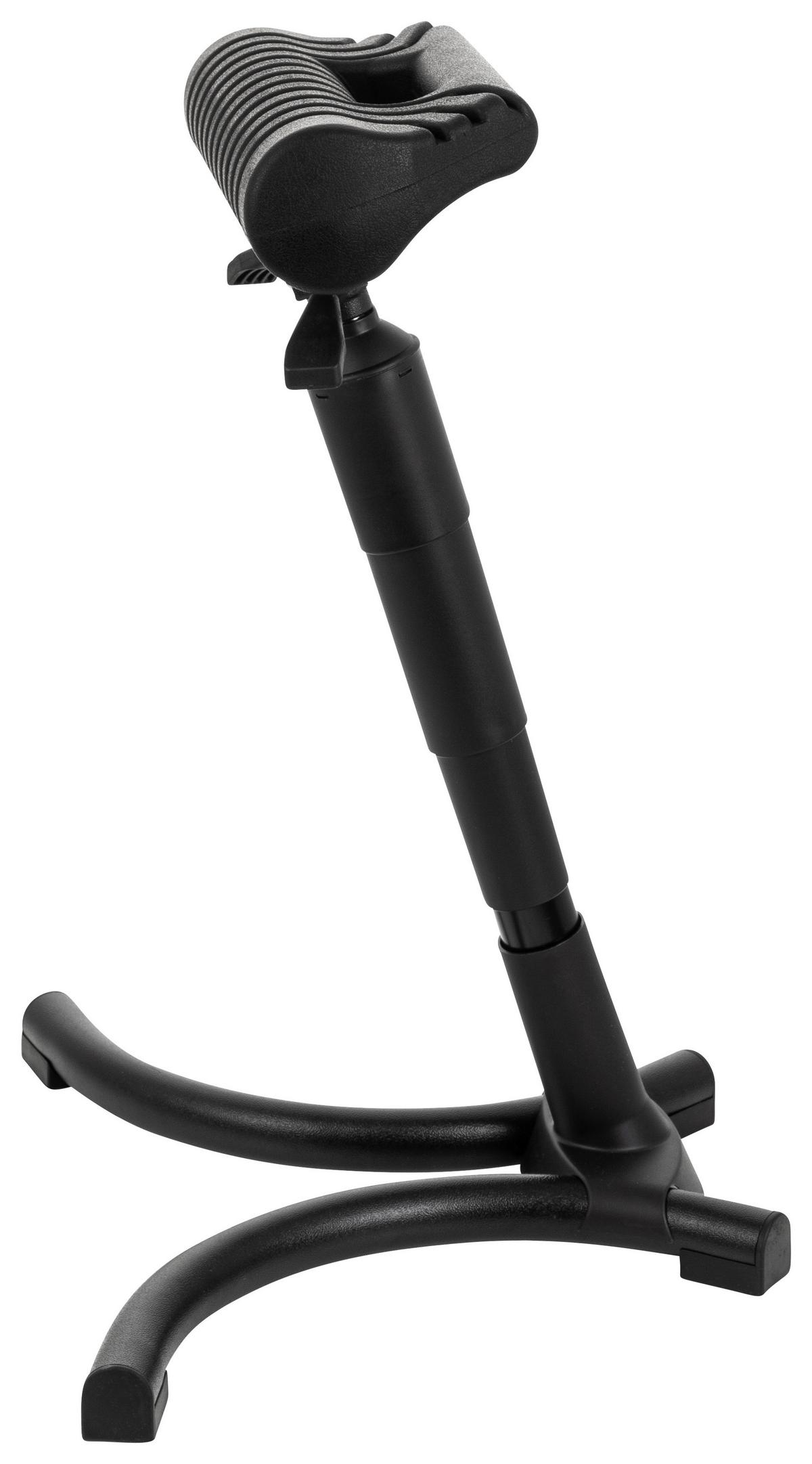 Stehhilfe Top Work 33 Pu - Schwarz, Basics, Kunststoff/Metall (55/65-82/44cm) - MID.YOU