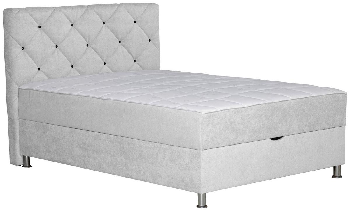 Box-ágy Black Diamond - natúr színű, Design, textil (120/200cm) - Modern Living