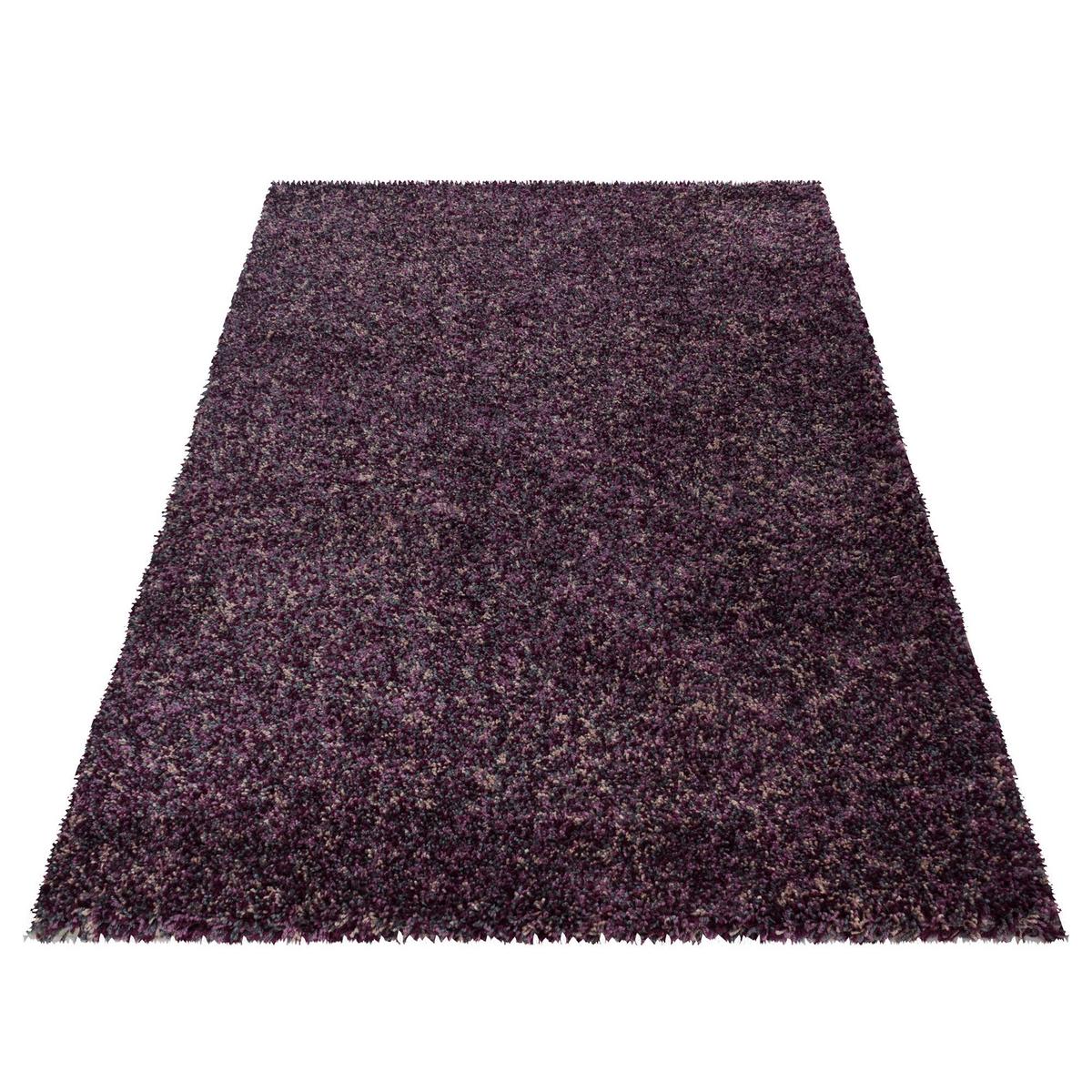 Hochflorteppich Enjoy - Lila, KONVENTIONELL, Textil (240/340cm) - Novel