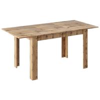 VÝSUVNÝ STŮL COMO 160-207 AZ - barvy dubu, Moderní, kompozitní dřevo (160-207/75.5/80cm)