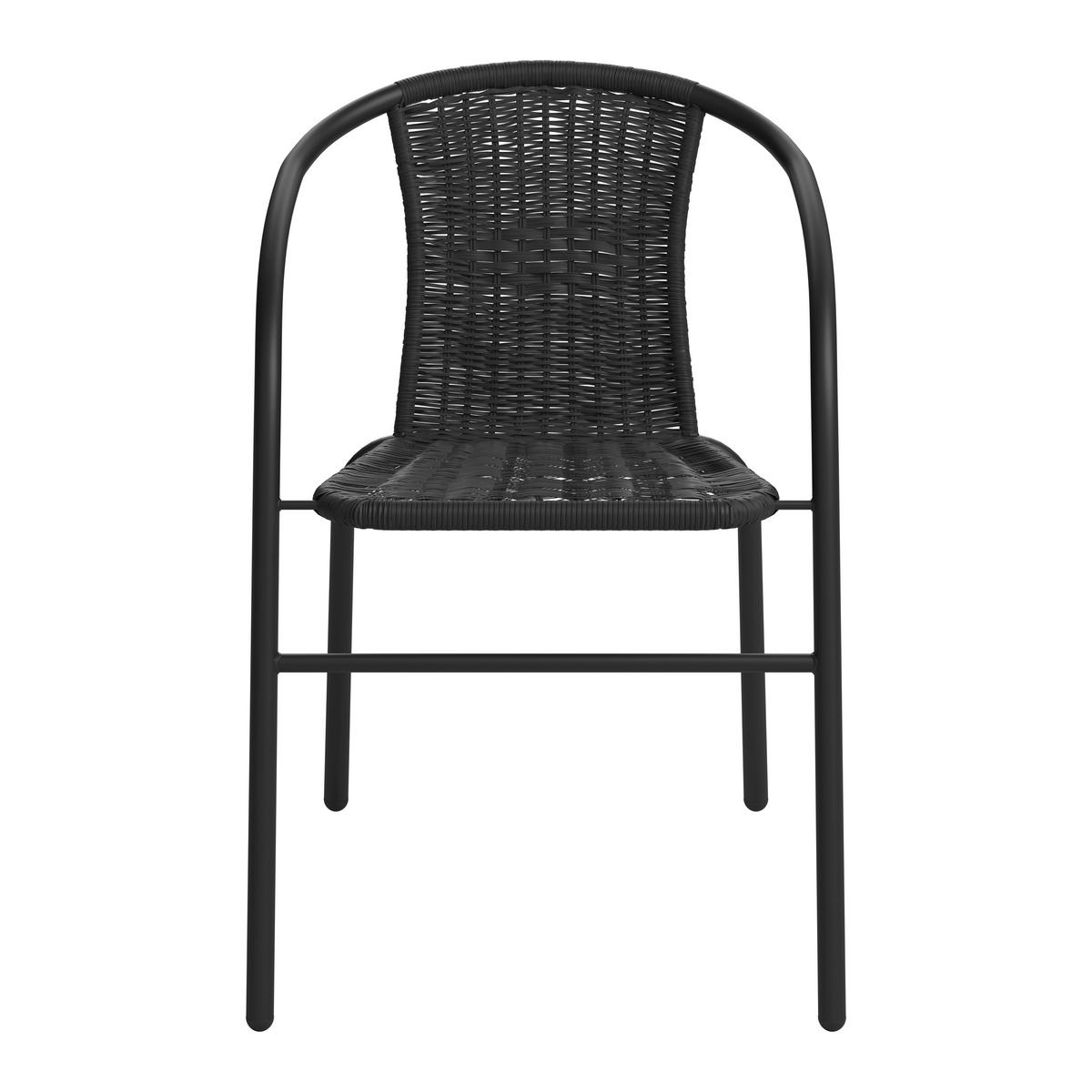 ZÁHRADNÁ STOLIČKA AMORA 1 - čierna/sivá, Basics, kov/plast (52/72/61cm) - Mömax