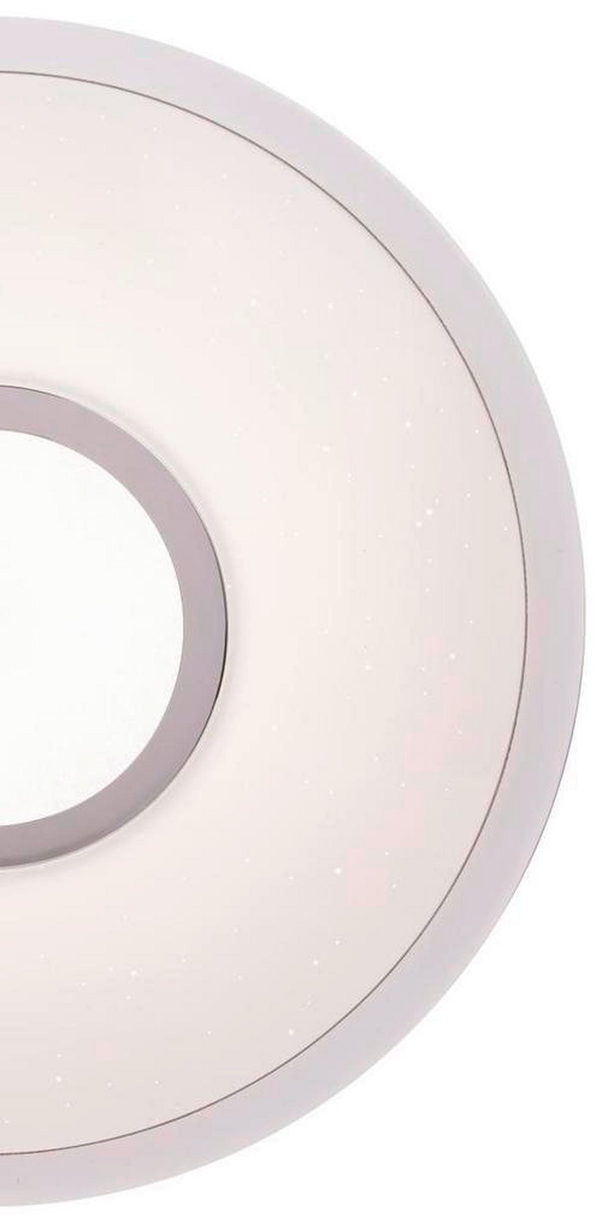LED-Deckenleuchte Connor Ø 40 cm Mit Smart-Steuerung - Basics, Kunststoff/Metall (40/6,5cm) - Globo
