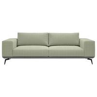 2-sitzer-sofa Albero - Beige/Schwarz, Design, Holz/Textil (260/87/95cm) - MID.YOU