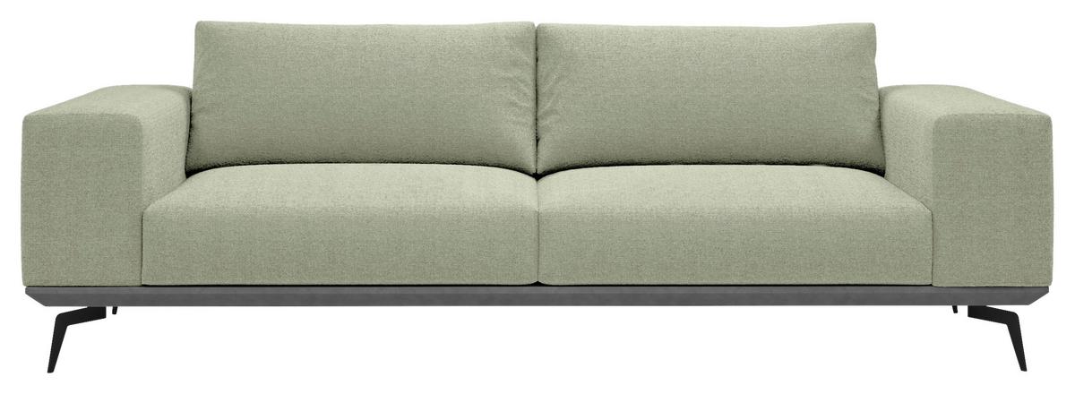 2-sitzer-sofa Albero - Beige/Schwarz, Design, Holz/Textil (260/87/95cm) - MID.YOU