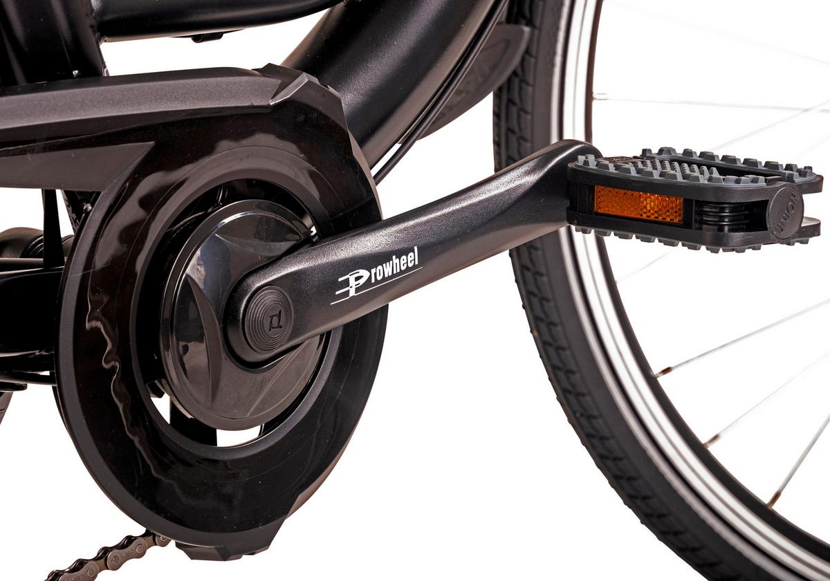 Elektrofahrrad Hollandia Carry On Schwarz - Schwarz, Basics, Metall (21/116/188cm)