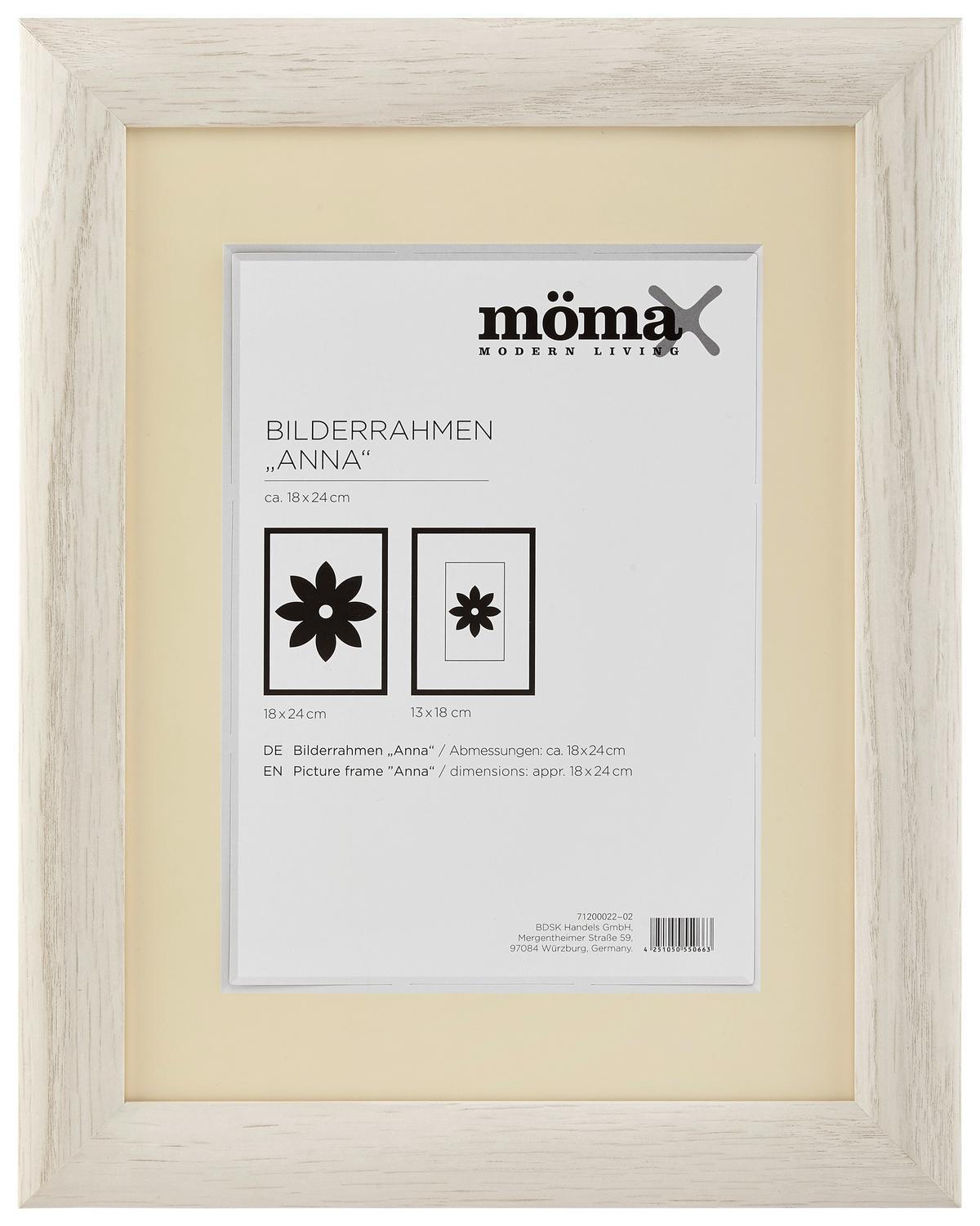 RÁM NA OBRAZY Anna 18x24 cm - biela, drevo (18/24cm) - Modern Living