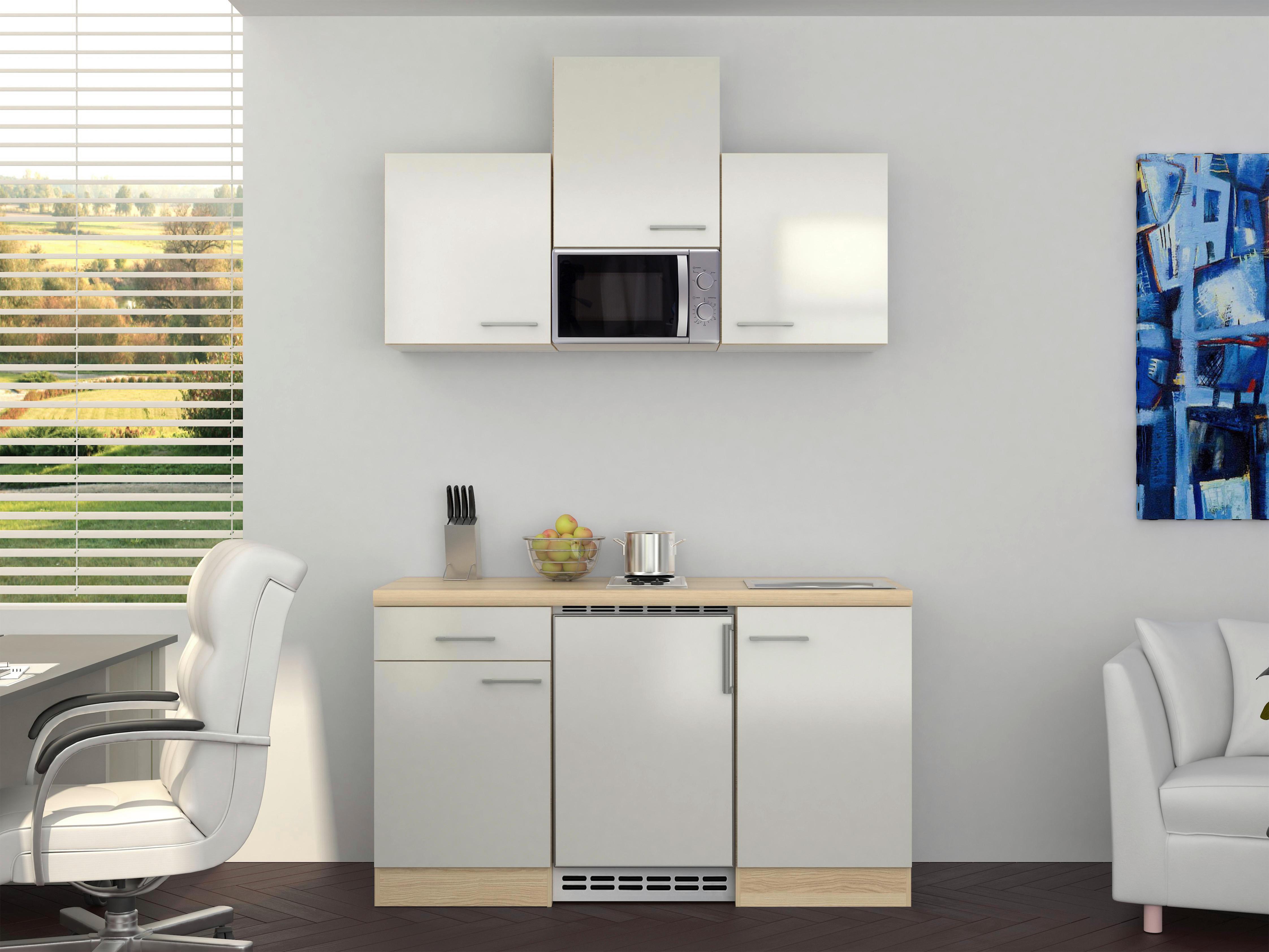 Minikuche 150 Cm Mit Kuhlschrank Und Ceranfeld