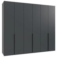 Drehtürenschrank Nx A Black Graphitfarben B: 270 cm - Graphitfarben, MODERN, Holzwerkstoff (270/236/58cm) - MID.YOU
