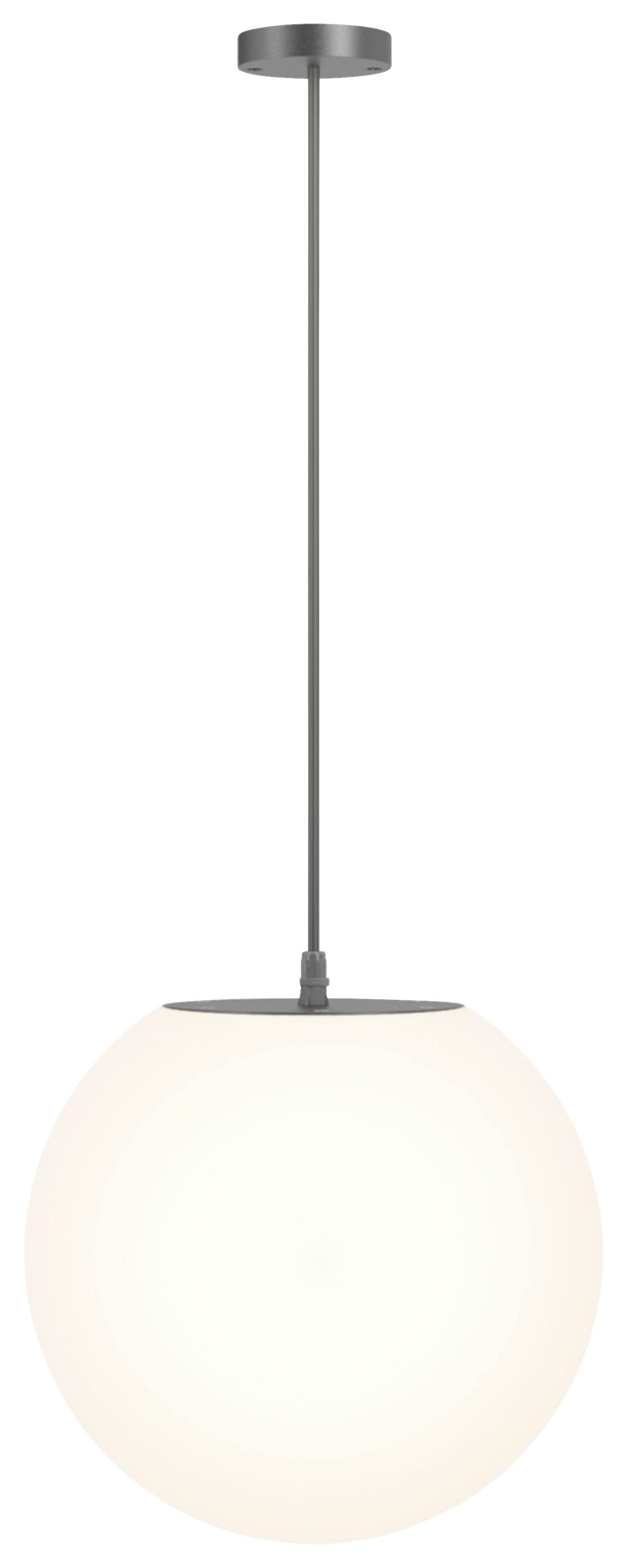 Außenleuchte Erda - Schwarz/Weiß, Basics, Kunststoff/Metall (30/36cm) - MAYTONI