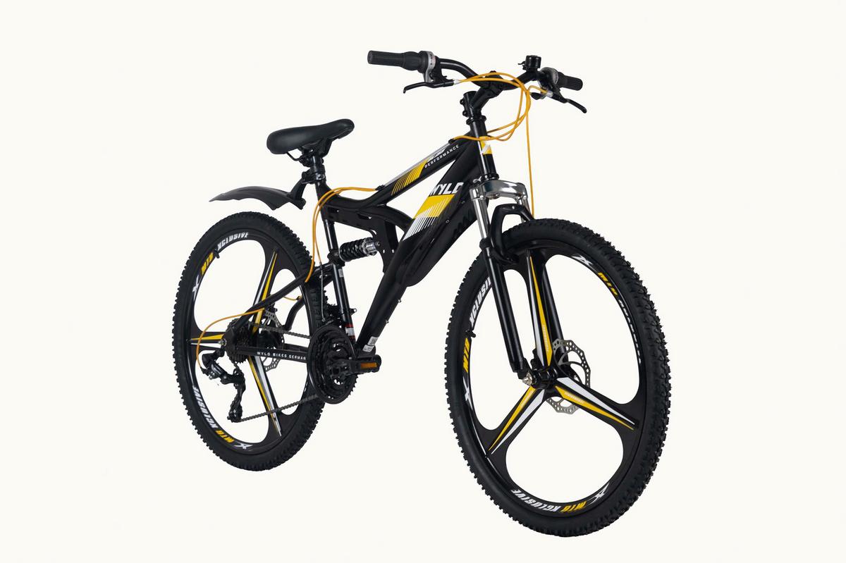WYLD Mountainbike Fully Bliss Magnesium Laufräder, schwarz - Schwarz, LIFESTYLE, Metall (25/140/60cm)