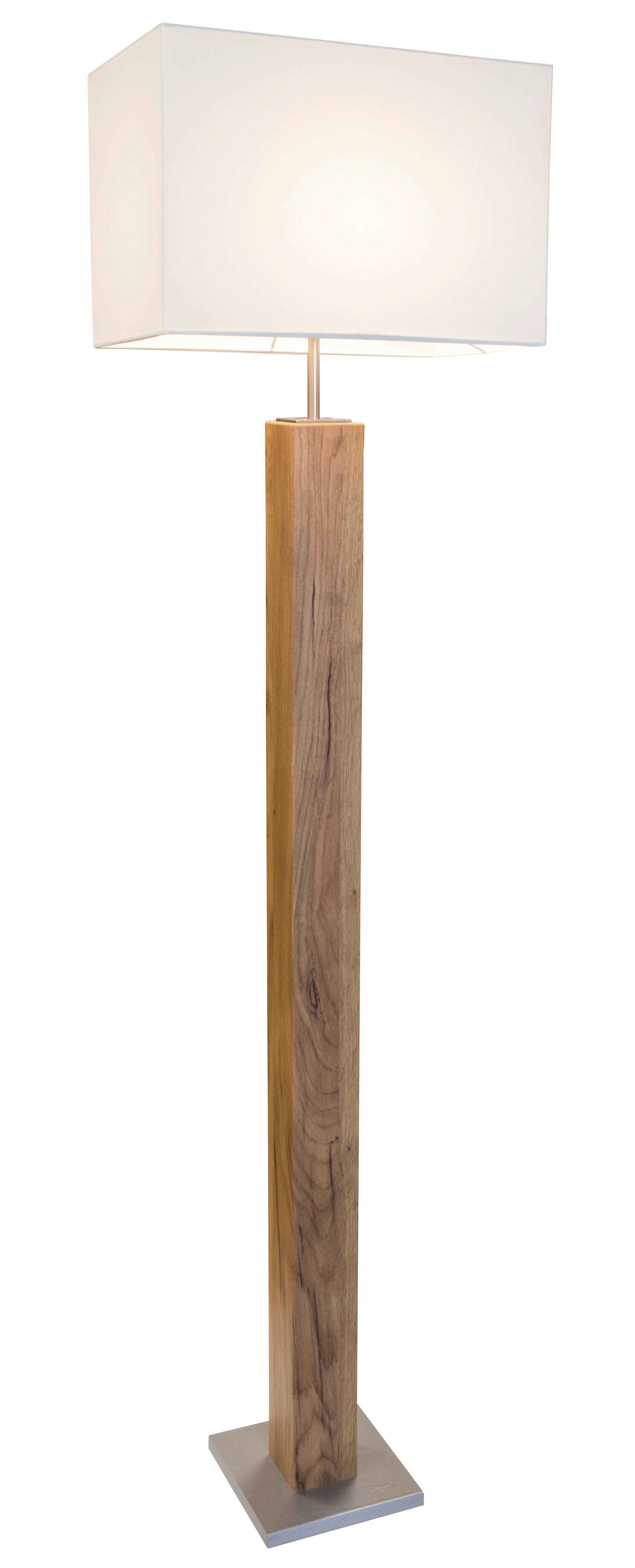 Stehleuchte 41090146 Gump - Hellbraun, Natur, Holzwerkstoff (40/27cm) - Globo