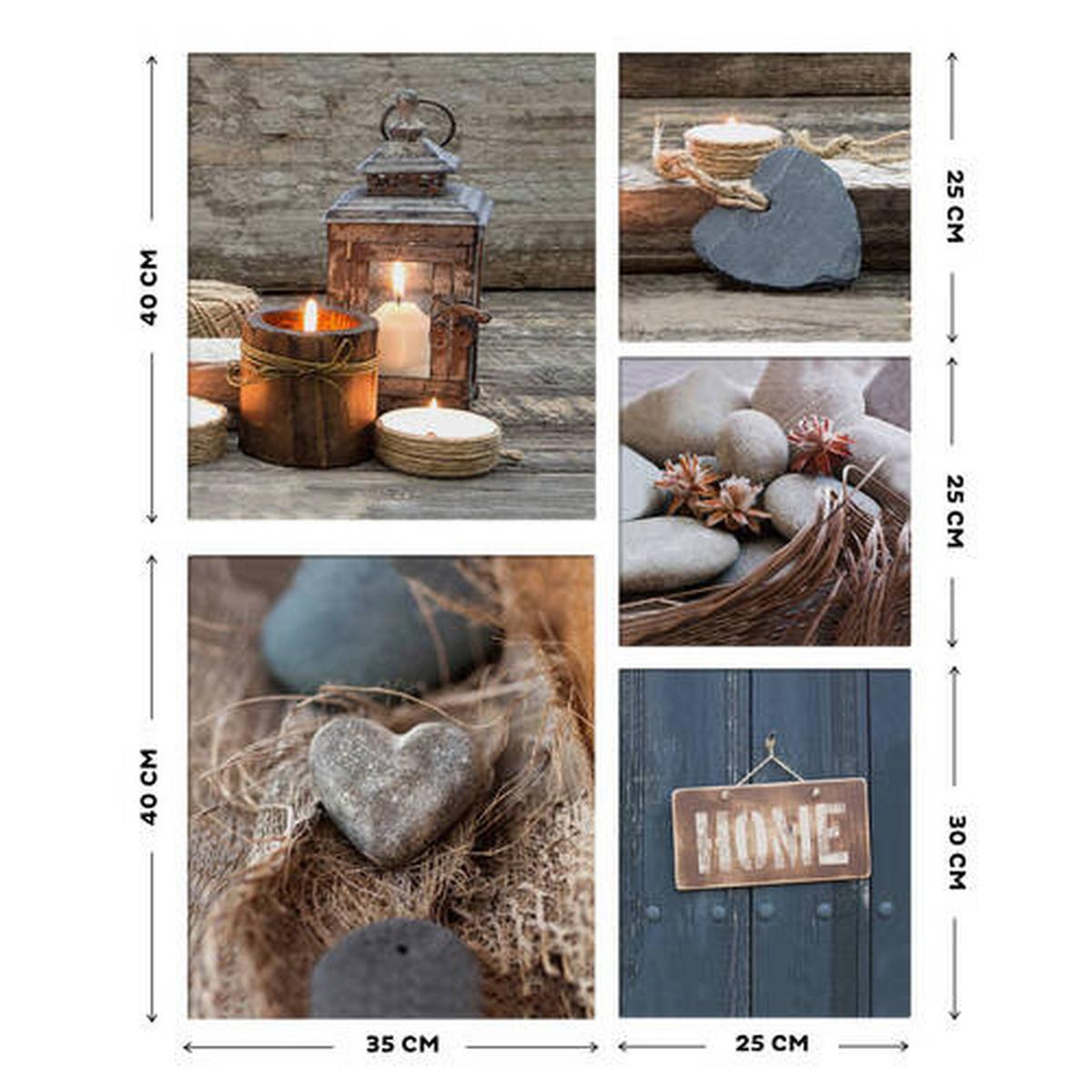 Keilrahmenbild 41-803 - Multicolor, Basics, Wellpappe/Textil (60/80/2cm)