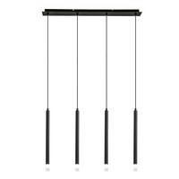 ZÁVESNÉ SVIETIDLO SIMPL - číra/čierna, Modern, kov/plast (76/8/120cm) - Mömax