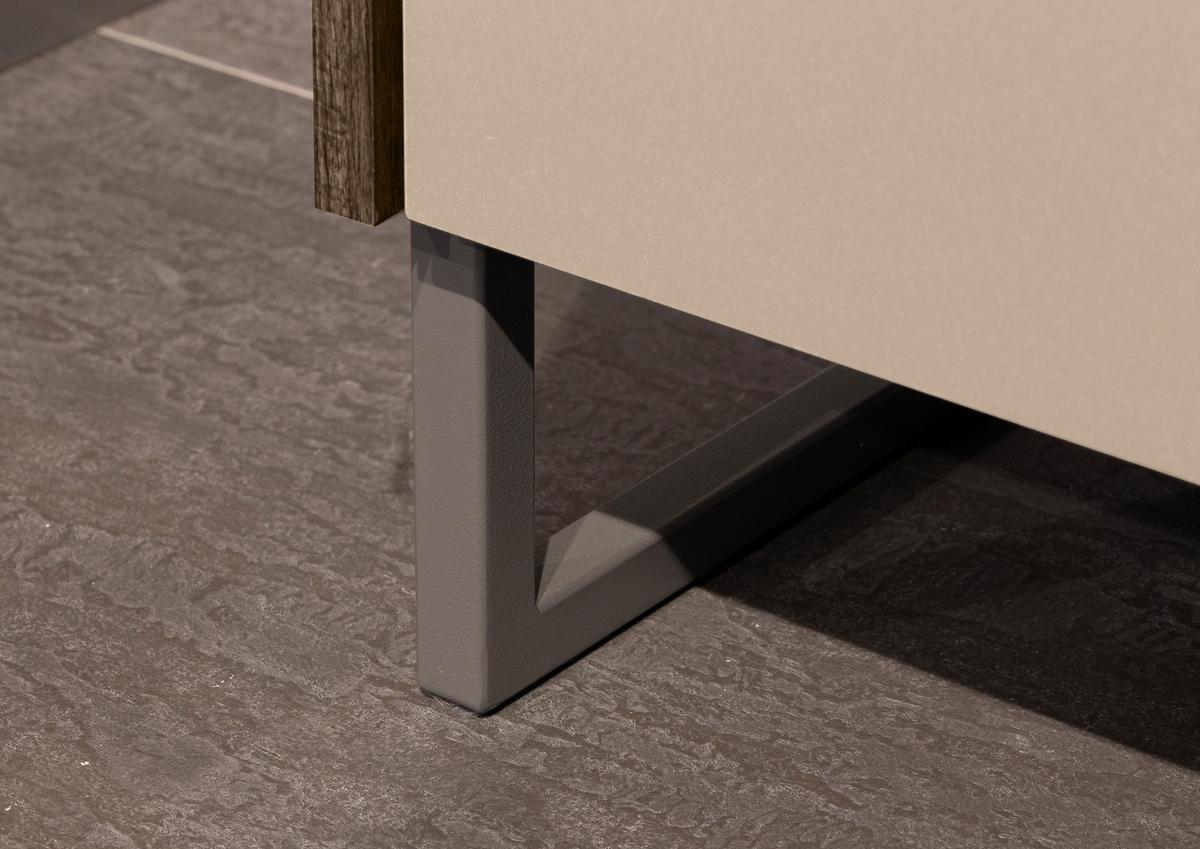 Kommode Barea Champagner Eiche Dekor - Eiche dunkel/Champagner, MODERN, Holzwerkstoff (96/87/41cm) - Rauch Möbel