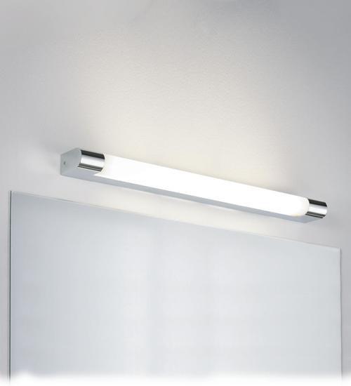 Bad-Wandleuchte Mizar 79716 Ip44 1-Flammig In Warmweiß - Chromfarben/Weiß, Design, Kunststoff/Metall (63/4,5/8,2cm) - Paulmann