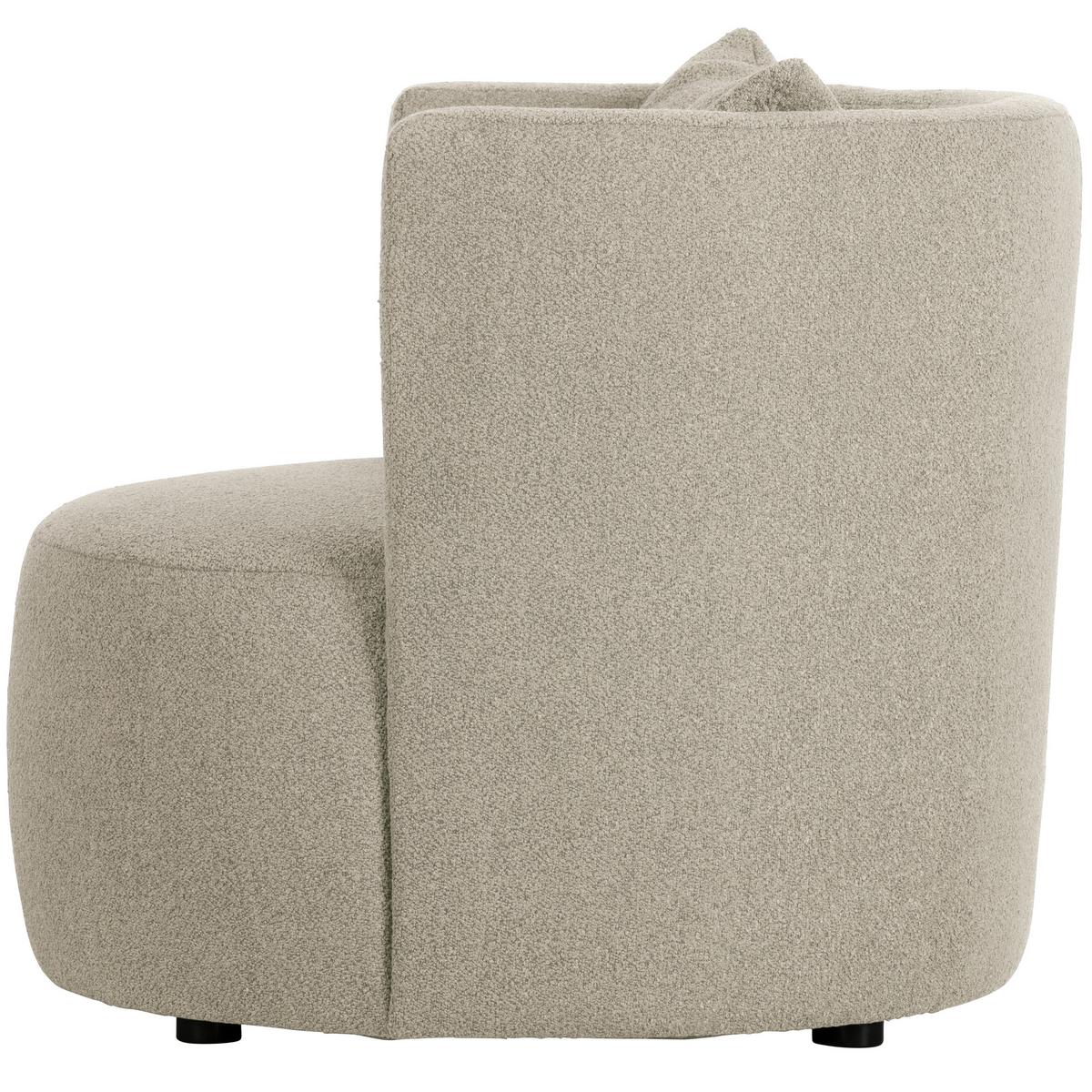 Sessel Explore Naturfarben B: 96cm - Schwarz/Naturfarben, Design, Textil (96/81/92cm) - Livetastic