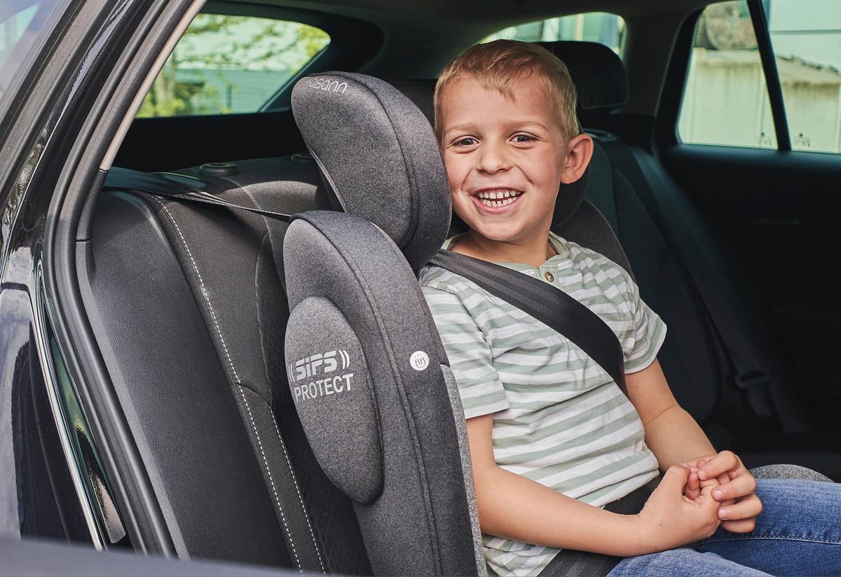 Reboarder-kindersitz Swift360s - Schwarz, Basics, Kunststoff/Textil (44/60/50cm) - Osann